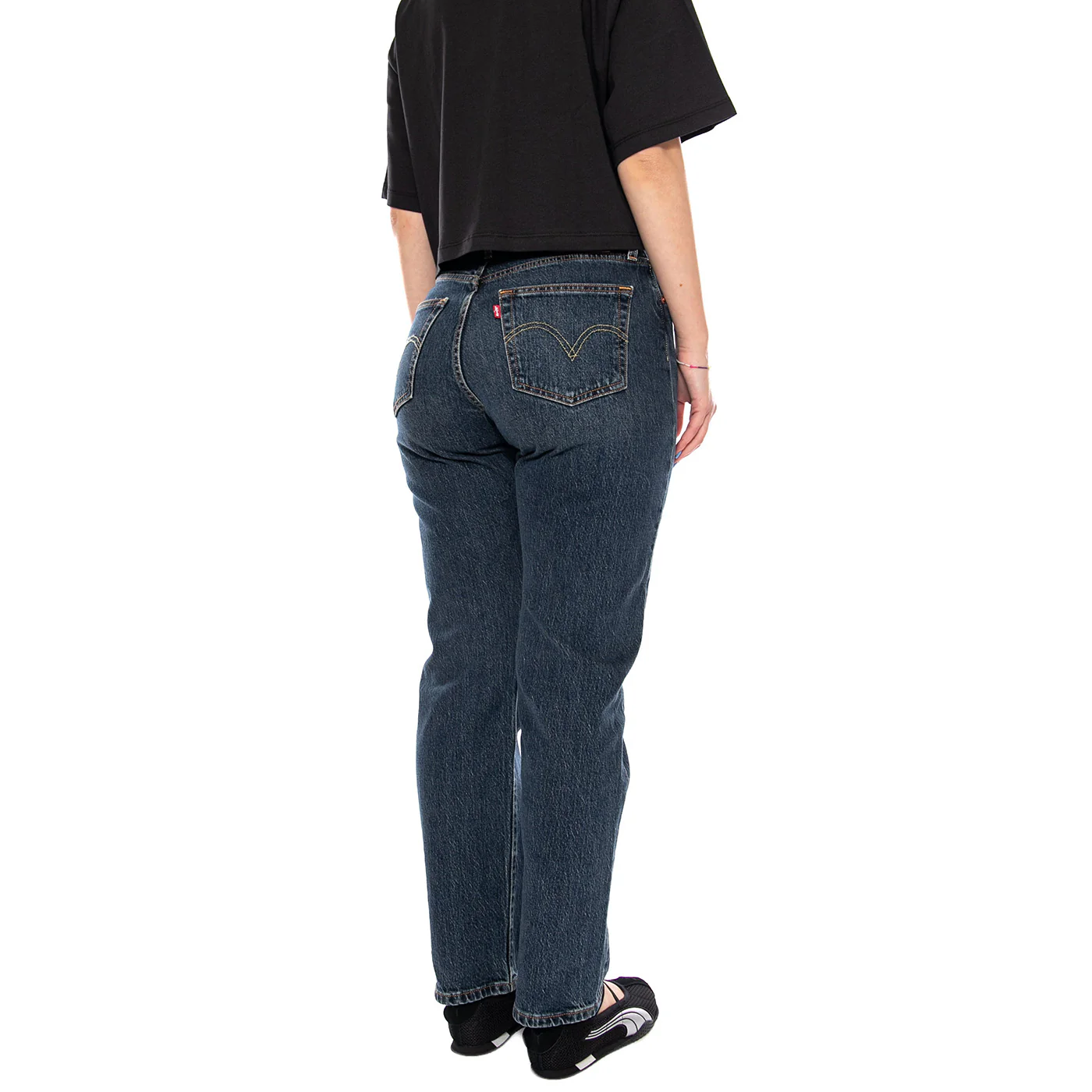 501 Curve Cold Summer - Denim Jeans Donna Blu Donna LEVIS - Image 3