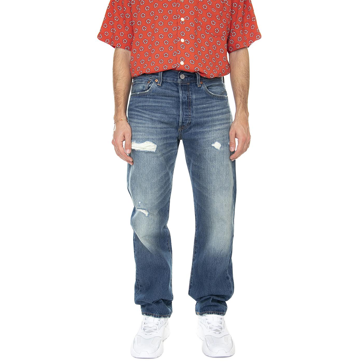 501 Levi's Original 1978 Richie Dx Med Indigo Worn In - Pantaloni Denim Jeans Uomo Blu Uomo LEVIS - Image 2