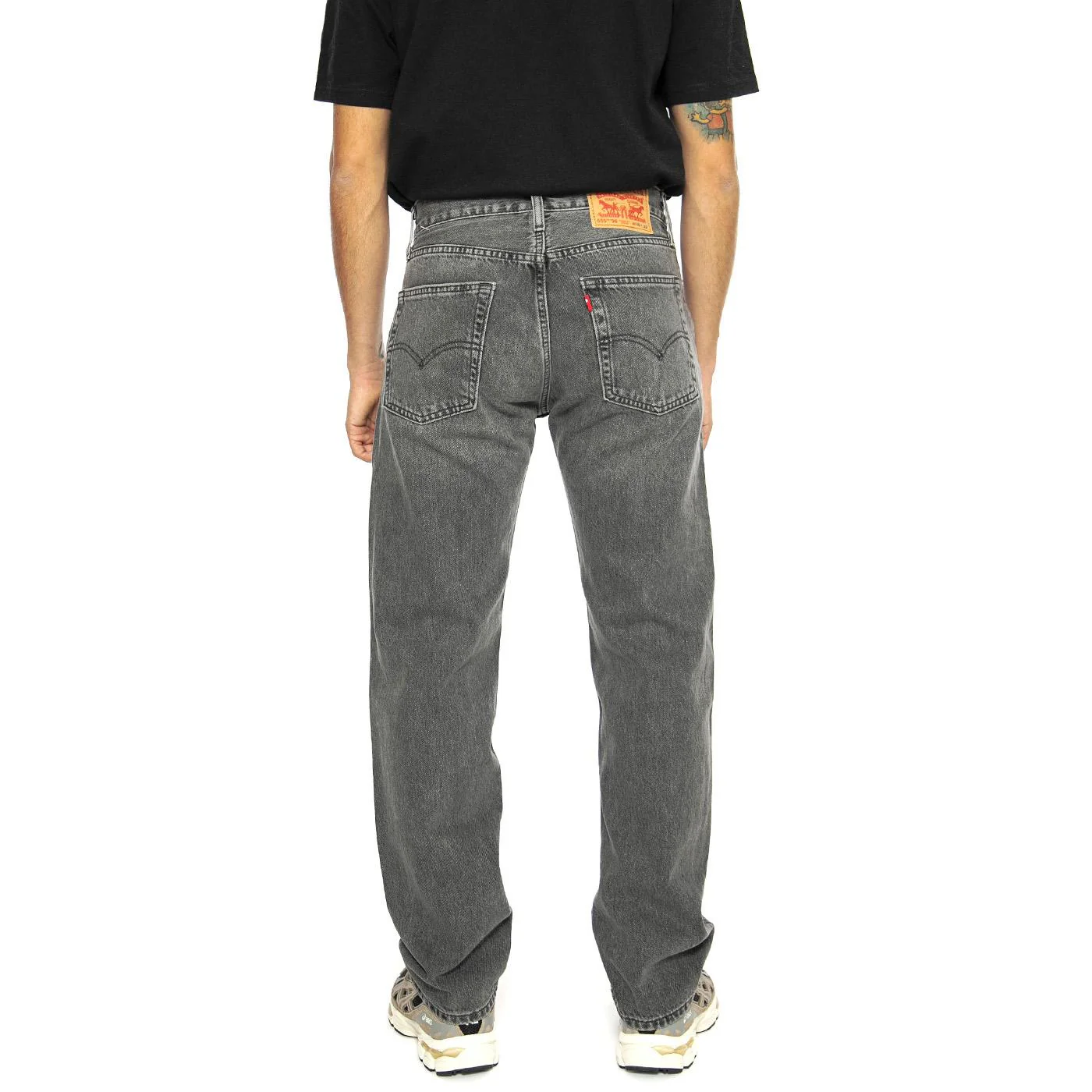 555 Relaxed Straight Cheers To That - Pantaloni Denim Jeans Uomo Grigi Uomo LEVIS - Image 3