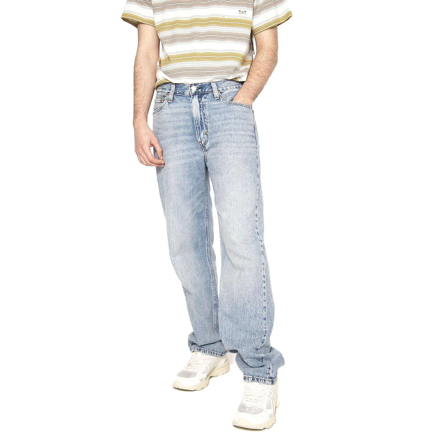 565 Loose Straight Always Here LTWT Blue - Pantaloni Denim Jeans Uomo Blu Uomo LEVIS