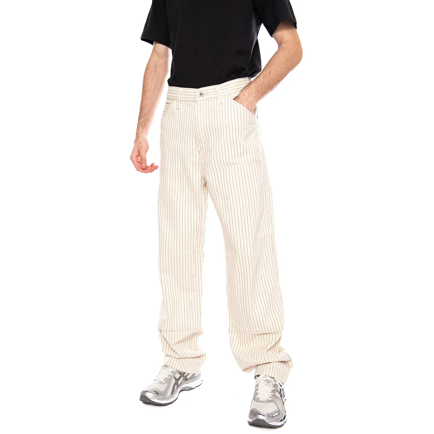 568 Double-Knee Straight Marris Stripe - Pantaloni Uomo Multicolore Uomo LEVIS
