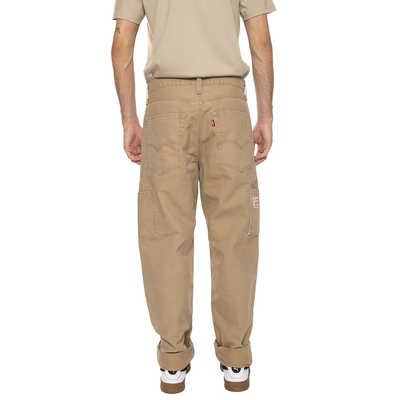 568 Loose Straight Caarpenter Tiger's Eye Can Brown - Pantaloni Uomo Marroni Uomo LEVIS - Image 4