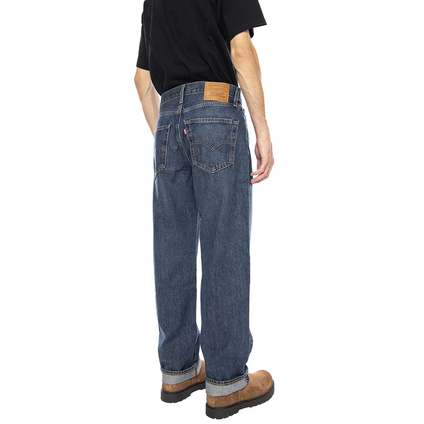 568 Loose Straight Check The Score Dark Indigo - Pantaloni Denim Jeans Uomo Blu  Uomo LEVIS - Image 3
