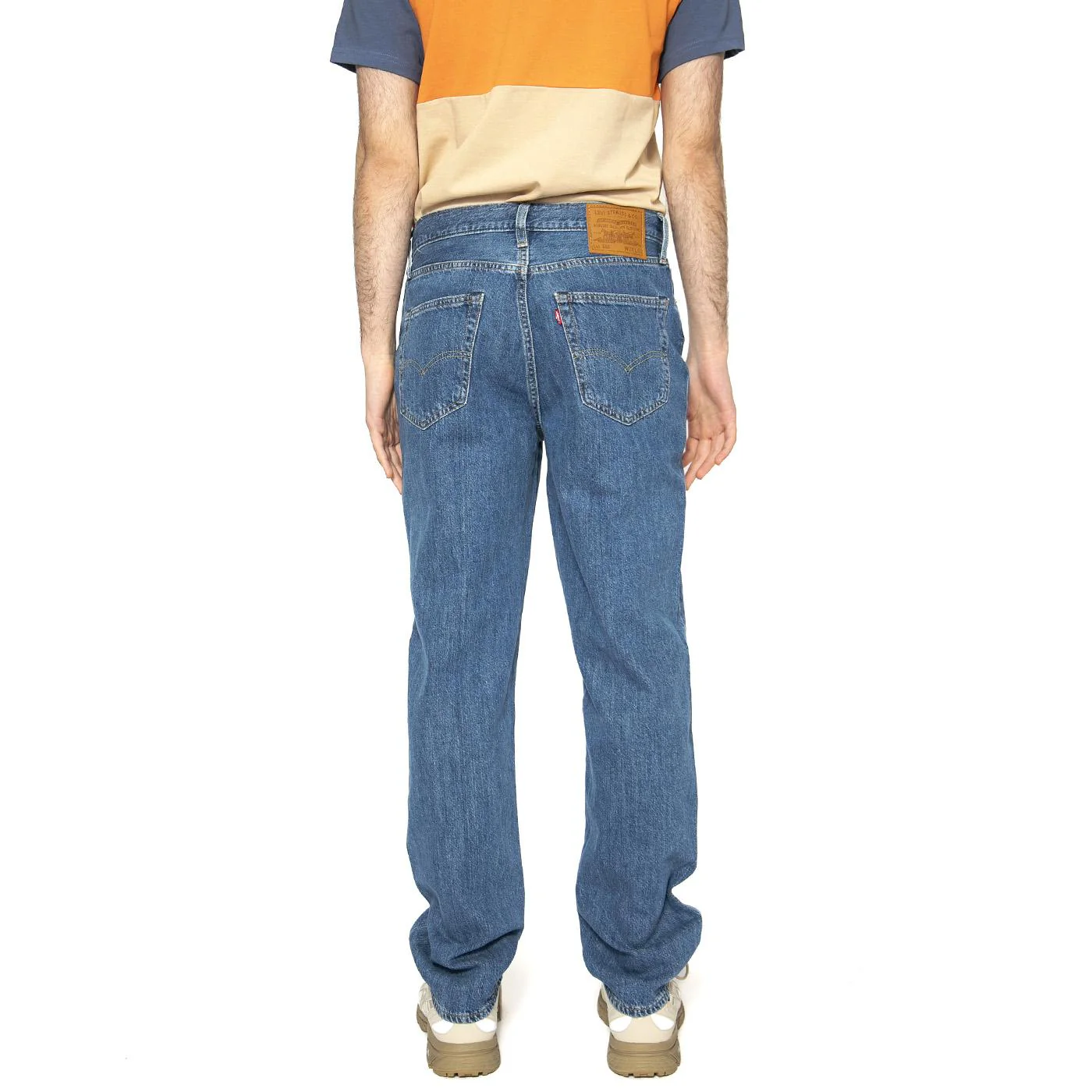 568 Loose Straight Tailored Scholar Ltw - Pantaloni Denim Jeans Uomo Blu  Uomo LEVIS - Image 3