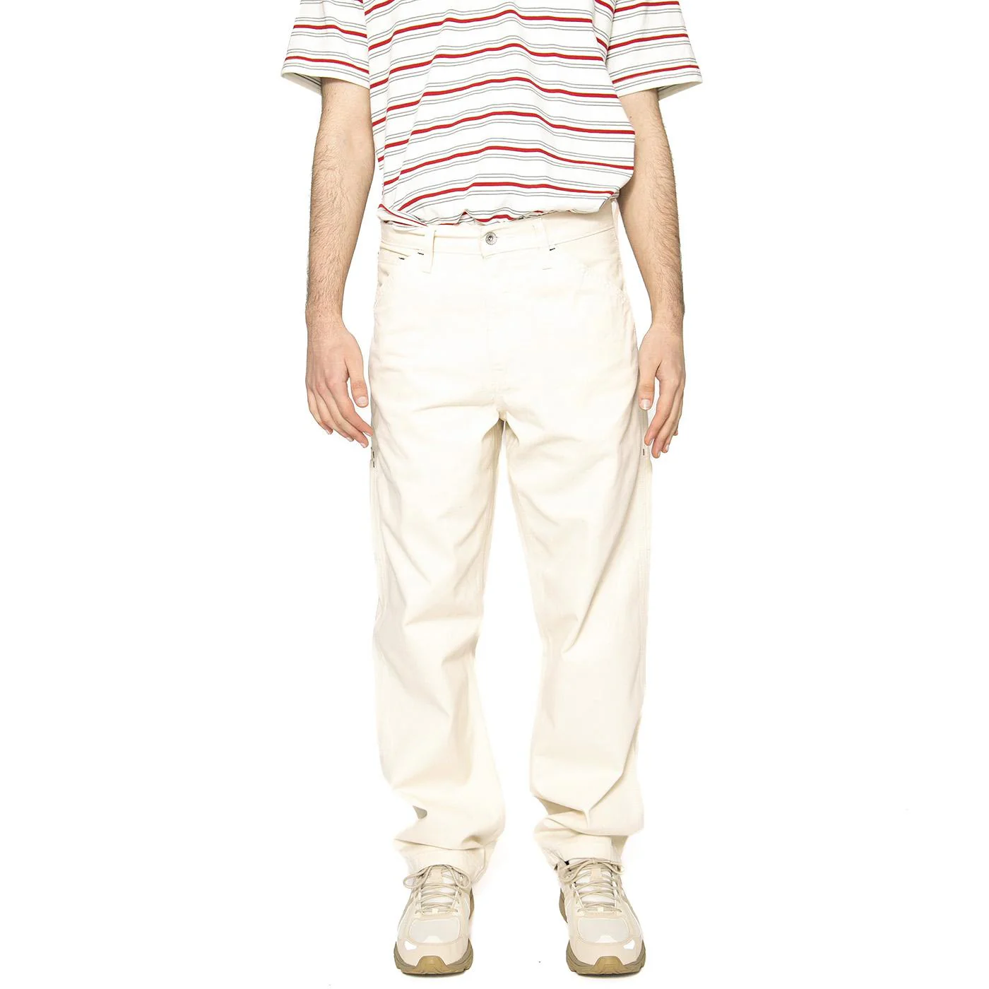 586 Loose Straight Carpenter Undyed Ecru Gre - Pantaloni Denim Jeans Uomo Beige  Uomo LEVIS - Image 2