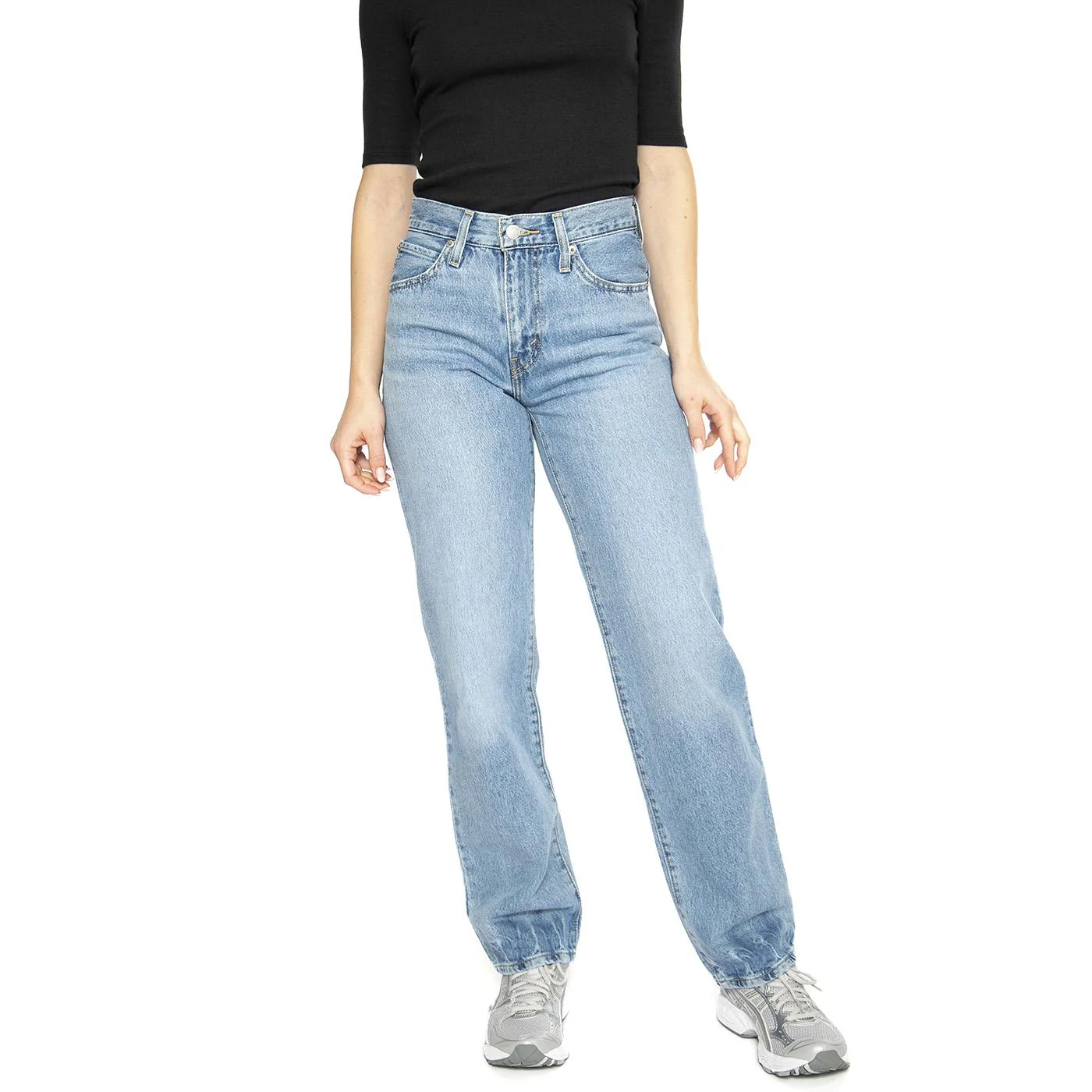 94 Baggy Med Indigo Worn In - Pantaloni Denim Jeans Donna Blu Donna LEVIS