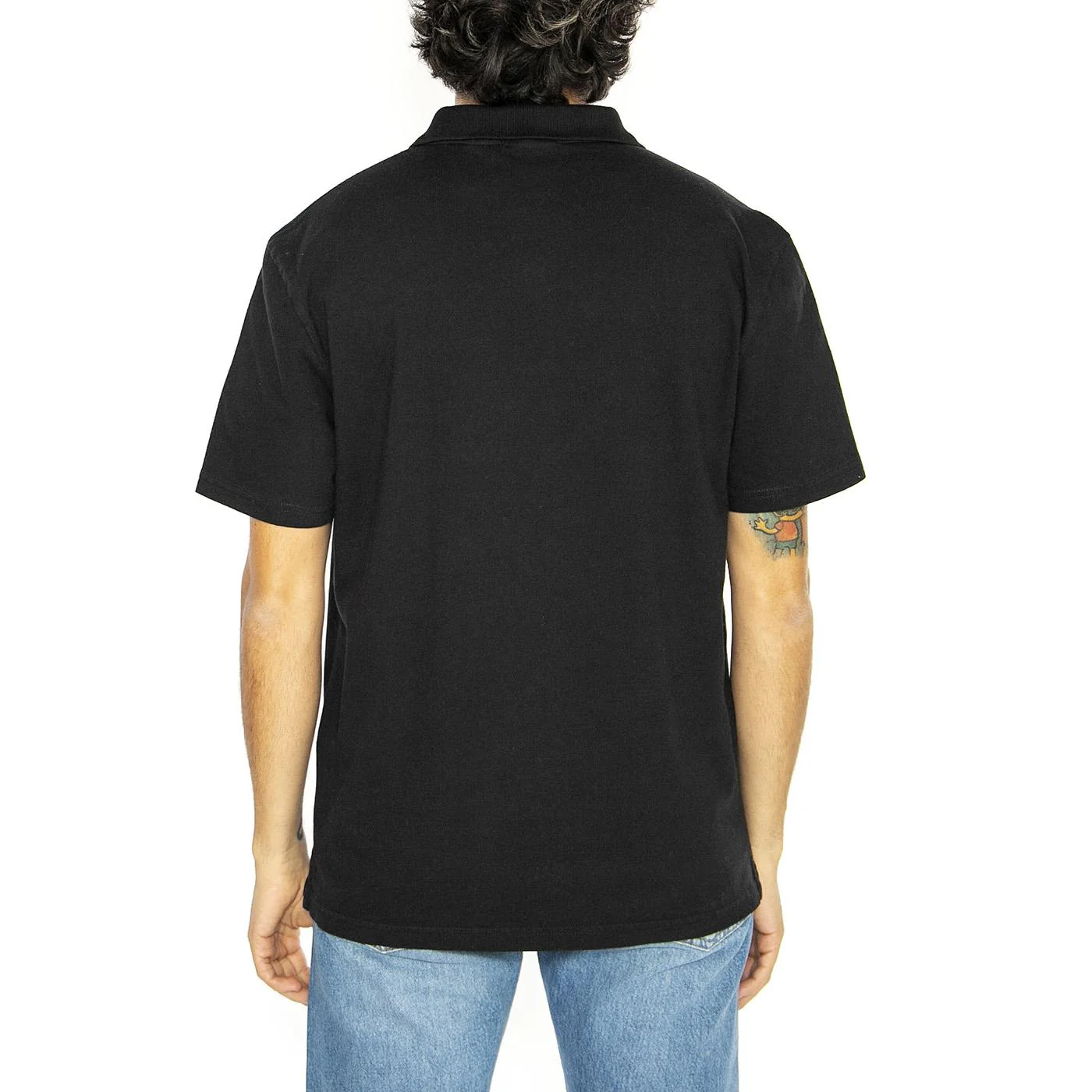 Authentic Polo Black Garment Dye - Polo Uomo Nera  Uomo LEVIS - Image 3