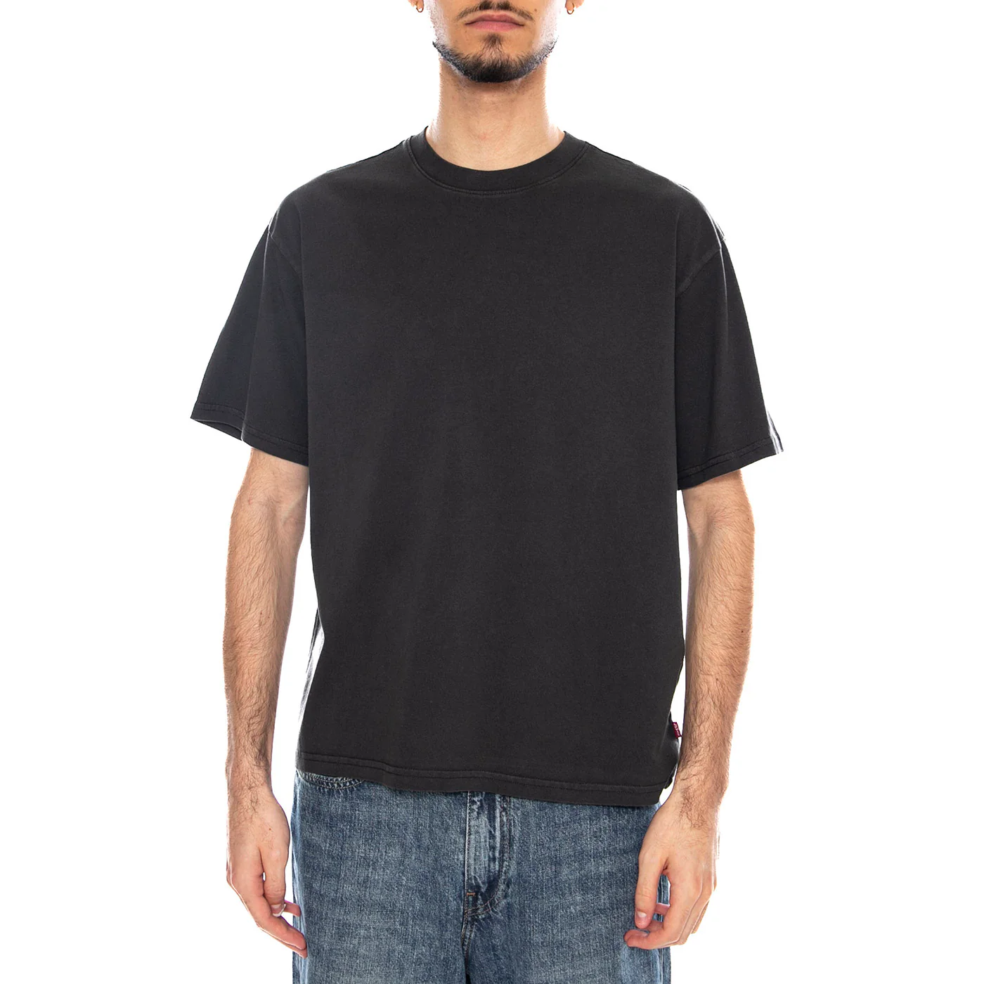 Boxy SS Tee - Garment Dye Jet Black - Maglietta Girocollo Uomo Nera  Uomo LEVIS - Image 2