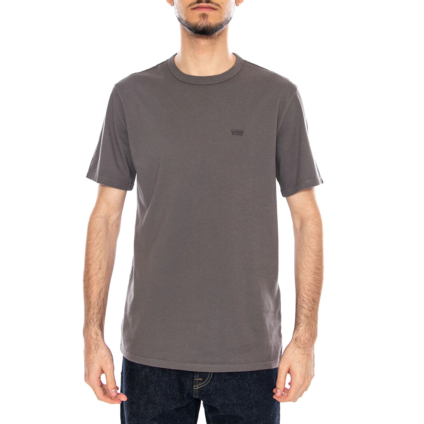 con Tee - Garment Dye Smoked Pearl Frey - Maglietta Girocollo Uomo Grigia Uomo LEVIS - Image 2
