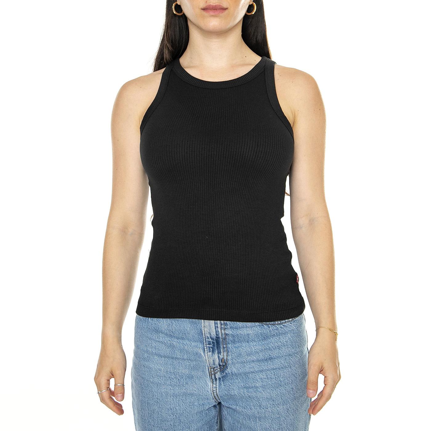 Dreamy Tank Caviar Black - Canottiera Donna Nera Donna LEVIS - Image 2