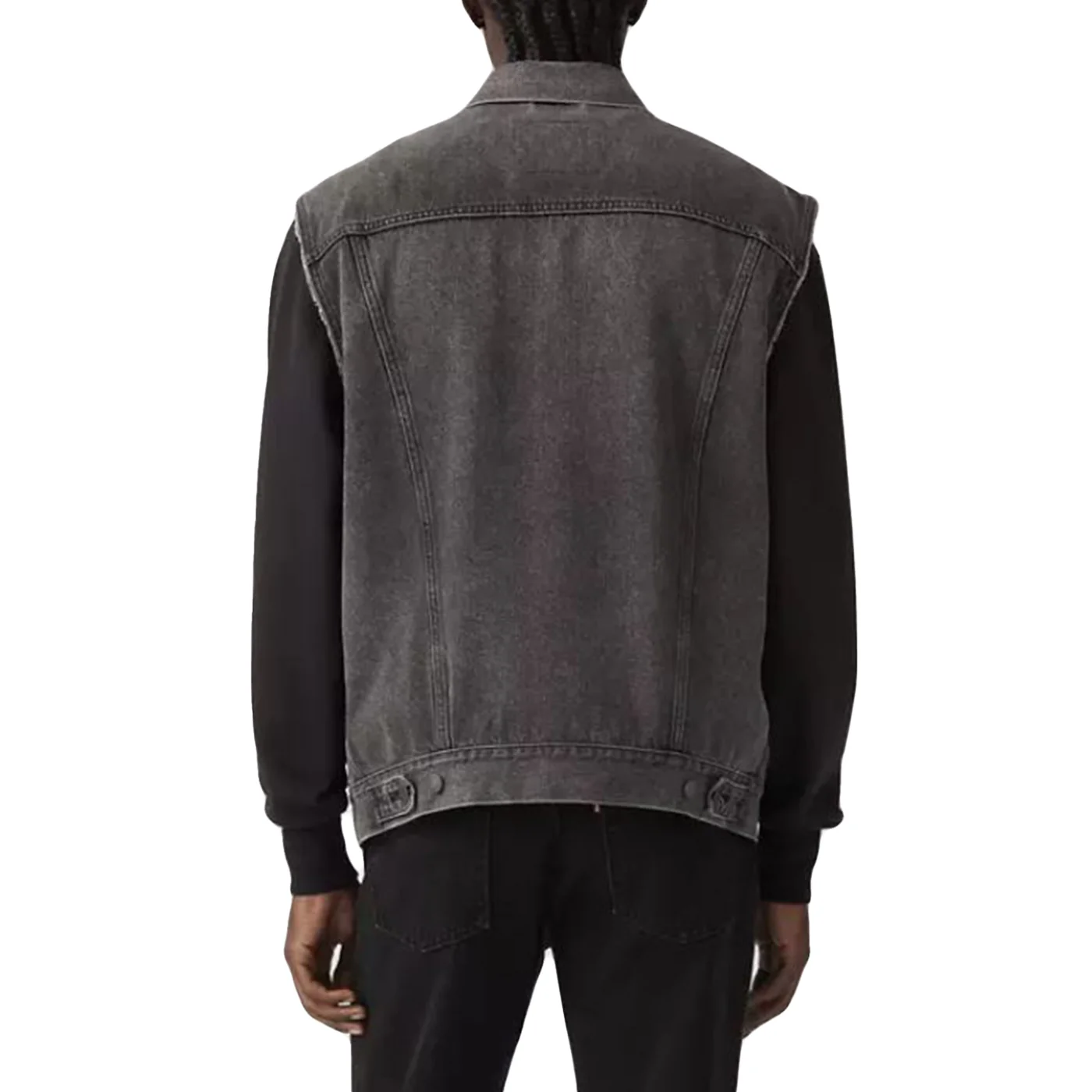 GILET TRUCKER BLACK - Gilet Denim Jeans Uomo Nero Uomo LEVIS - Image 2