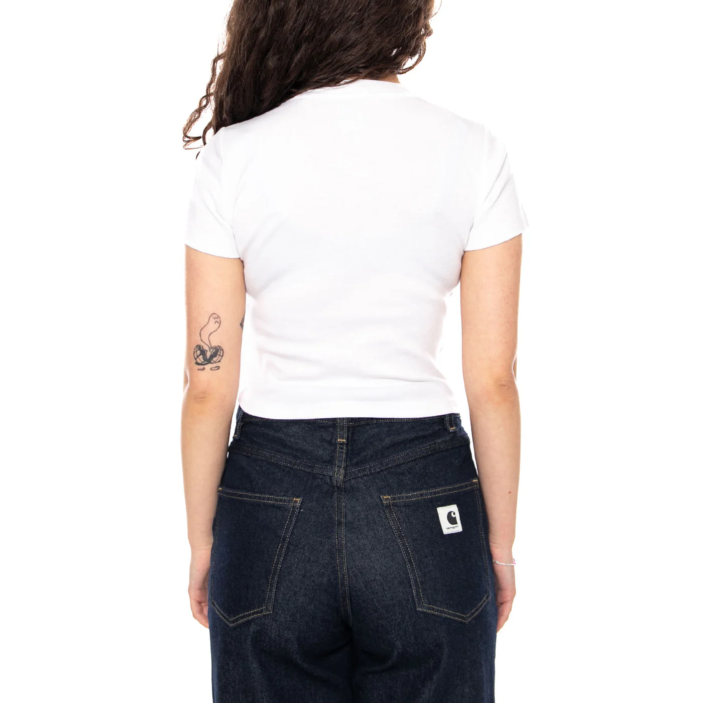 GR Essential Sporty Tee - Lets Jam Bright White - Maglietta Girocollo Donna Bianca  Donna LEVIS - Image 3