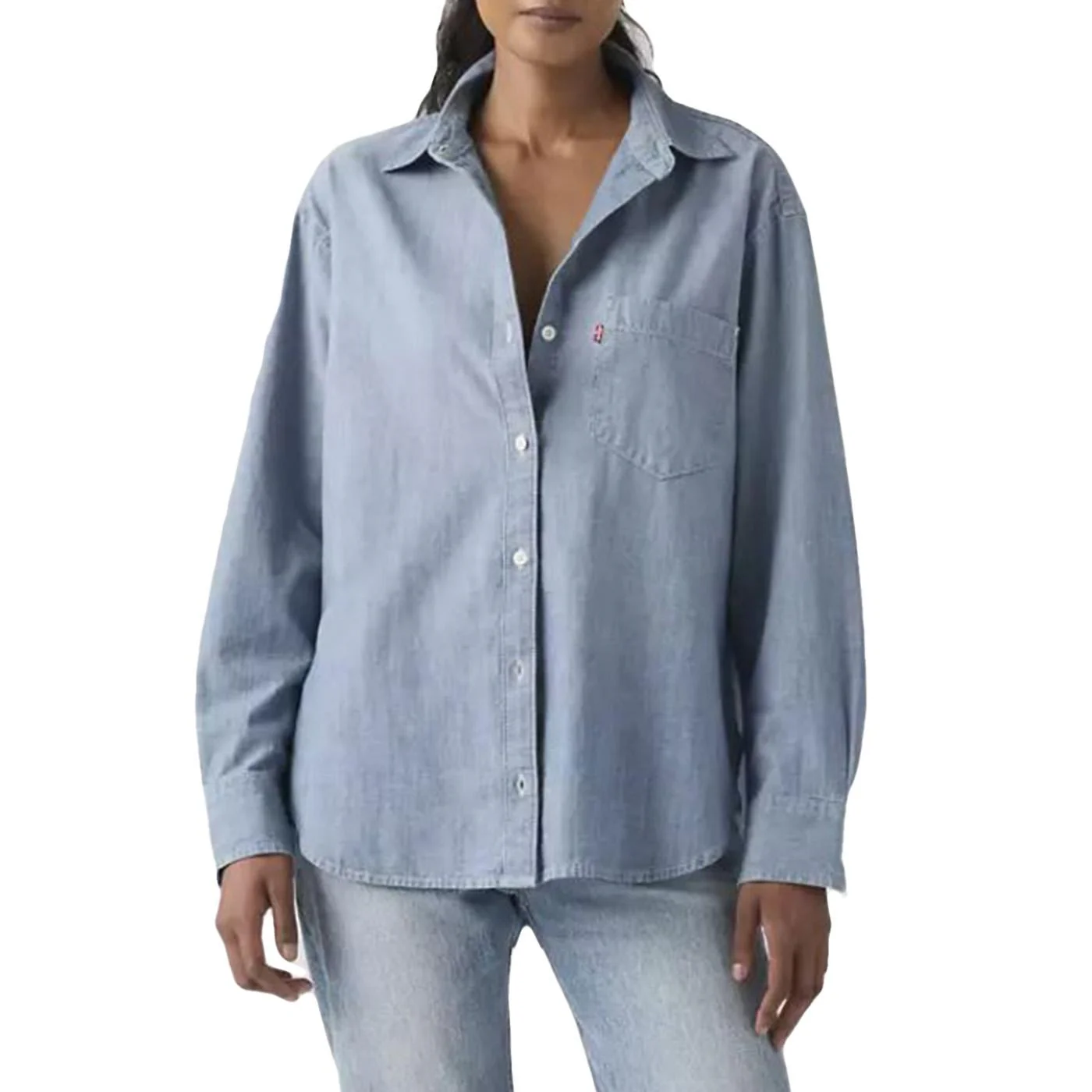 HARLIE BOYFRIEND SHIRT GOOD DAZE - Camicia Donna Azzurra Donna LEVIS