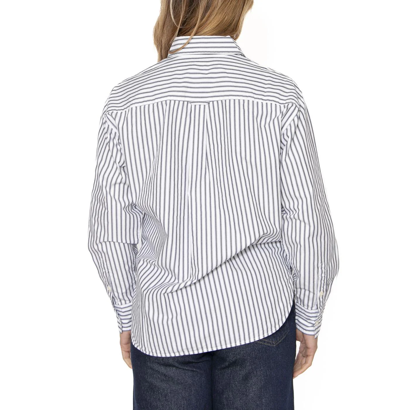 Harlie New BF Shirt Marinas Stripe Navy - Camicia Donna Blu Donna LEVIS - Image 3