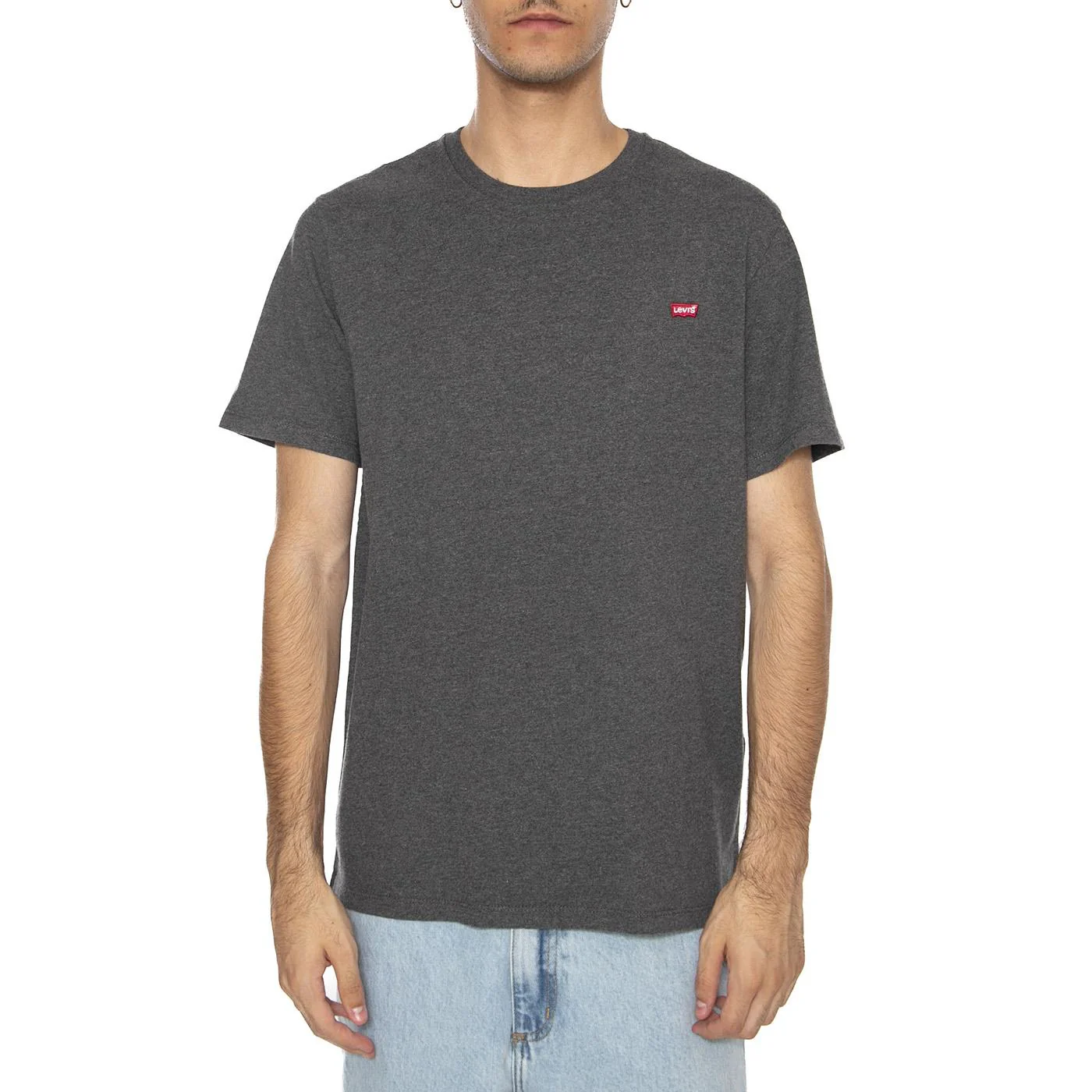Levi's T-shirt Housemark Charcoal - Maglietta Girocollo Uomo Grigia Uomo LEVIS - Image 3