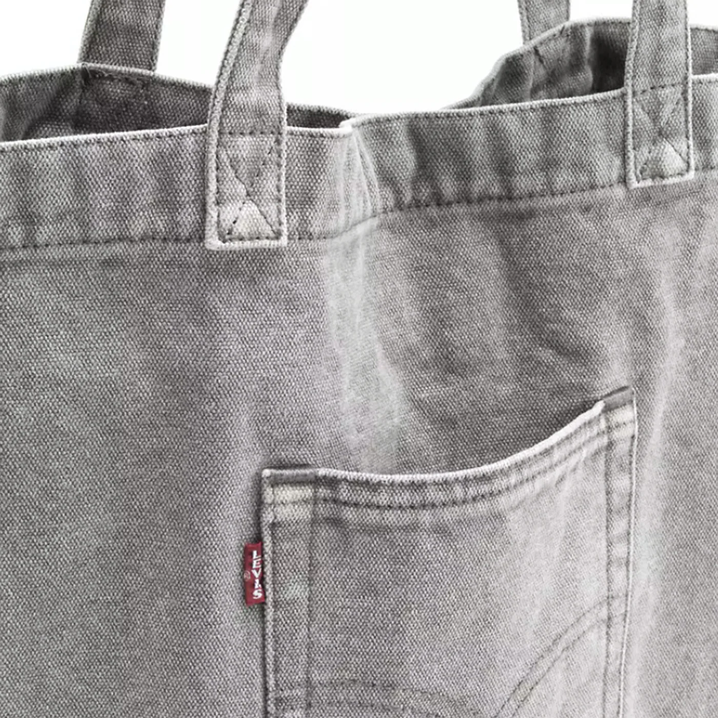 LEVI'S TOTE SUNSHINE EVENING GREY - Borsa Tote Denim Jeans Grigia  Donna LEVIS - Image 2