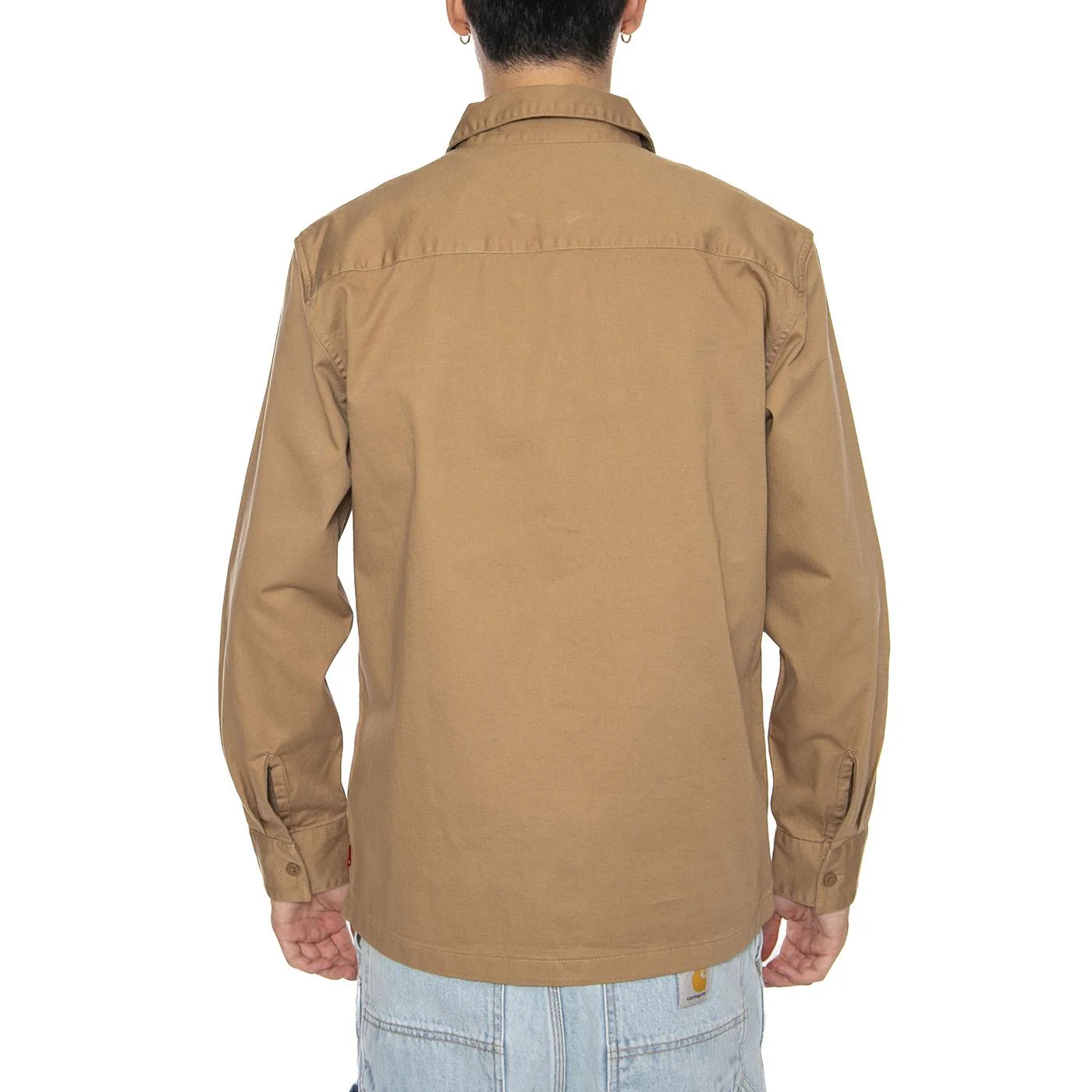 Autunno / Inverno - LS Workwer WW Tiger's Eye Twill Brown - Camicia Uomo Marrone  Uomo LEVIS - Image 4
