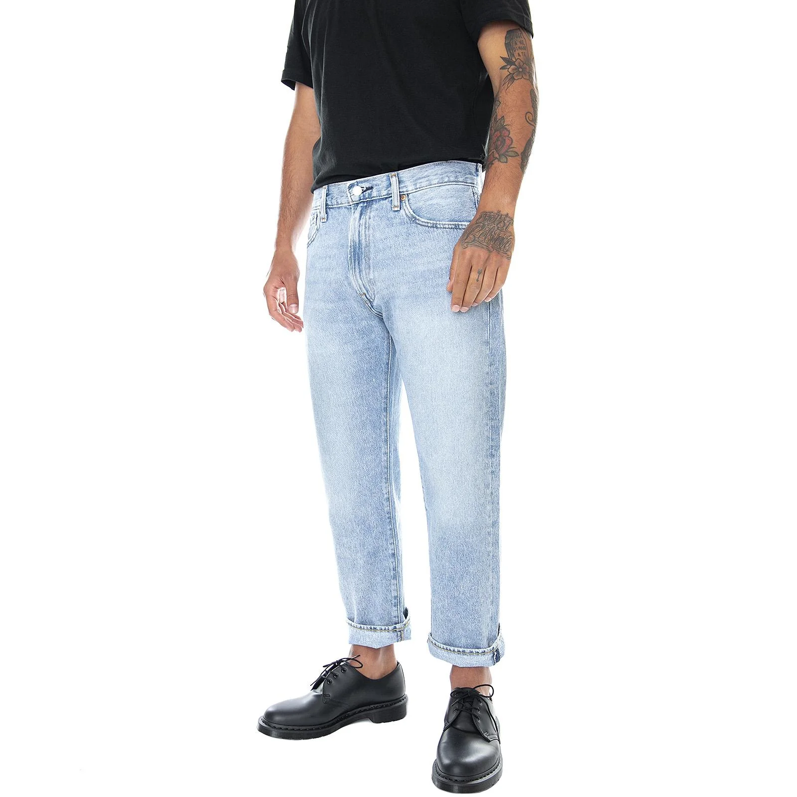 Mens 551Z Blue Denim Jeans Uomo LEVIS