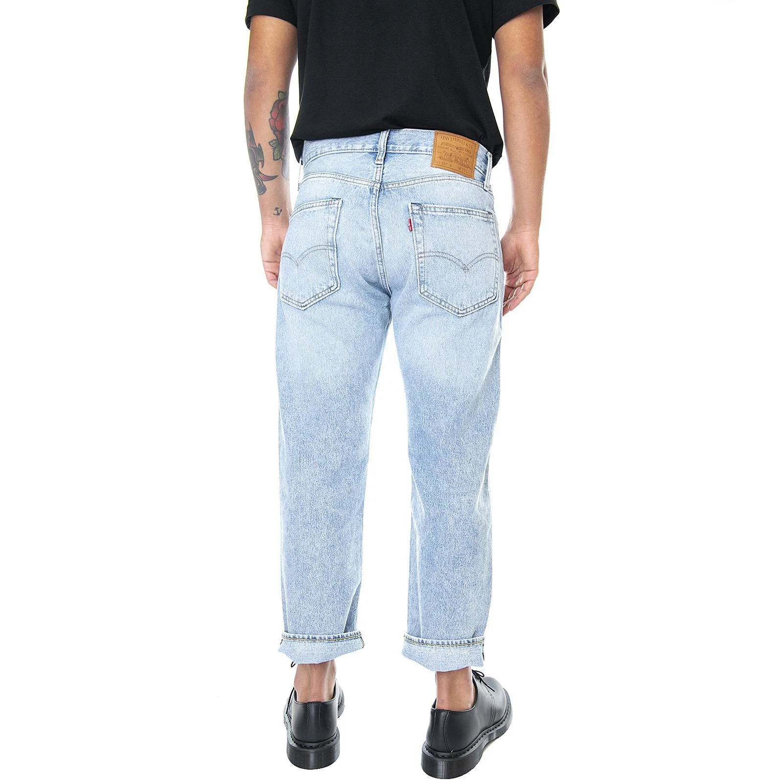 Mens 551Z Blue Denim Jeans Uomo LEVIS - Image 3