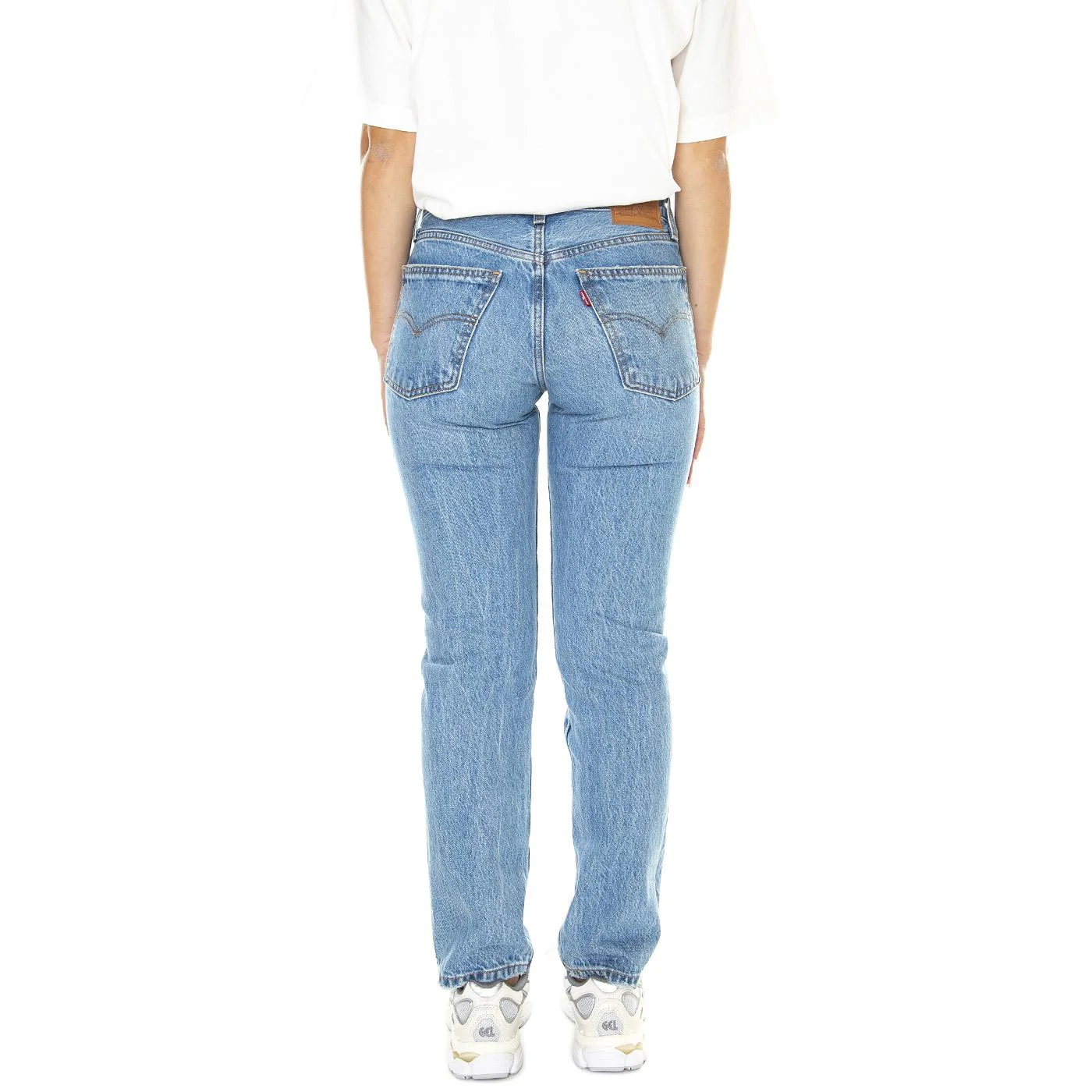 Middy Straight Good Grades Med Indigo Worn In - Pantaloni Denim Jeans Donna Blu Donna LEVIS - Image 3