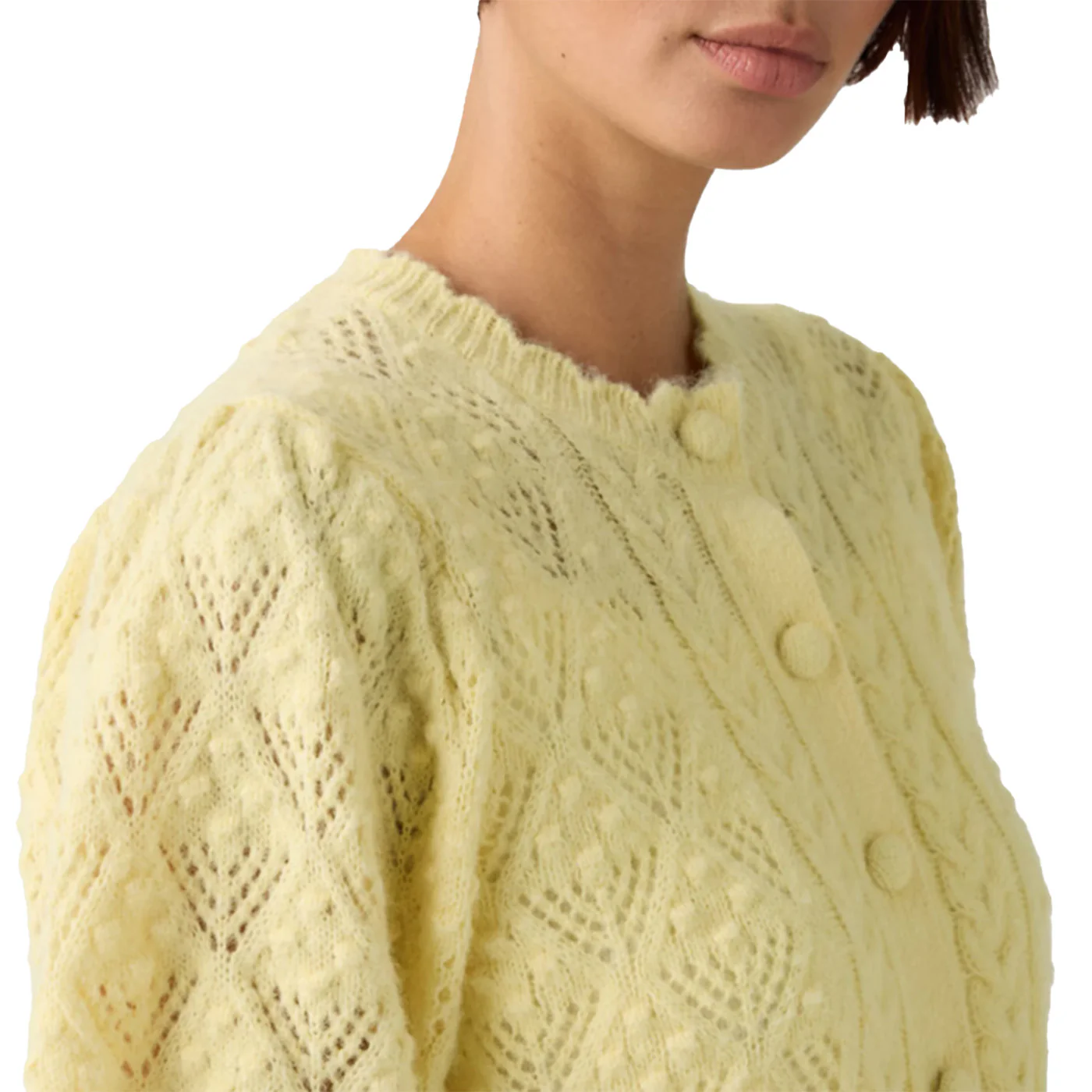 PAULINE CARDIGAN FRENCH VANILLA - Cardigan Donna Giallo Donna LEVIS - Image 2