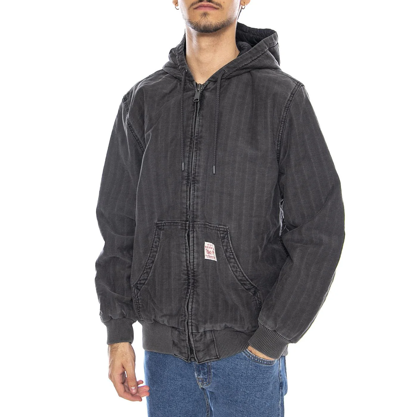 Potrero Denim Hoodie Double Duty Black - Giacca con Cappuccio Uomo Nera Uomo LEVIS