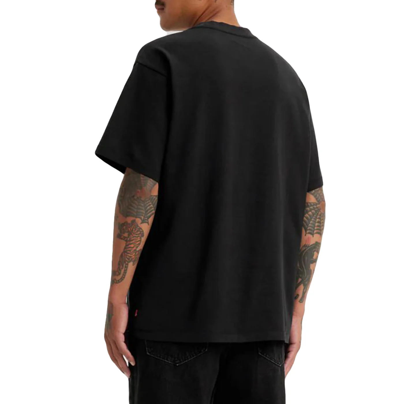 RED TAB VINTAGE TEE MINERAL BLACK GARMENT - Maglietta Girocollo Uomo Nera Uomo LEVIS - Image 3