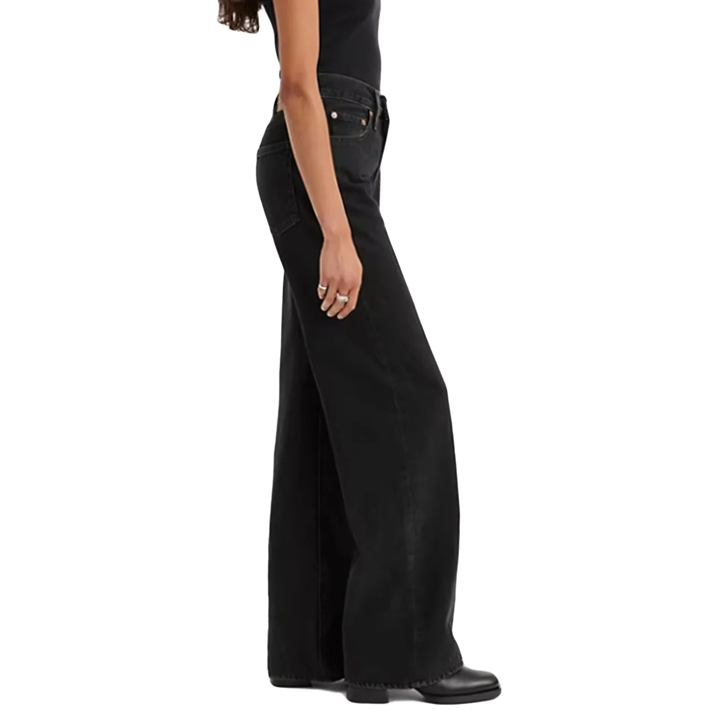 Ribcage Wide Leg H223 Blacks - Pantaloni Donna Neri Donna LEVIS - Image 2