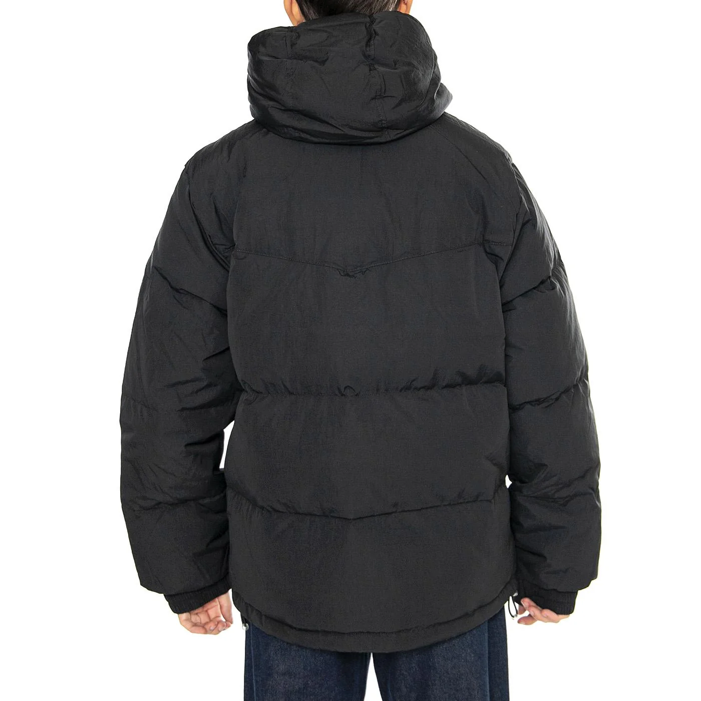 Rockridge Short Puffer Jet Black - Giacca con Cappuccio Uomo Nera Uomo LEVIS - Image 3