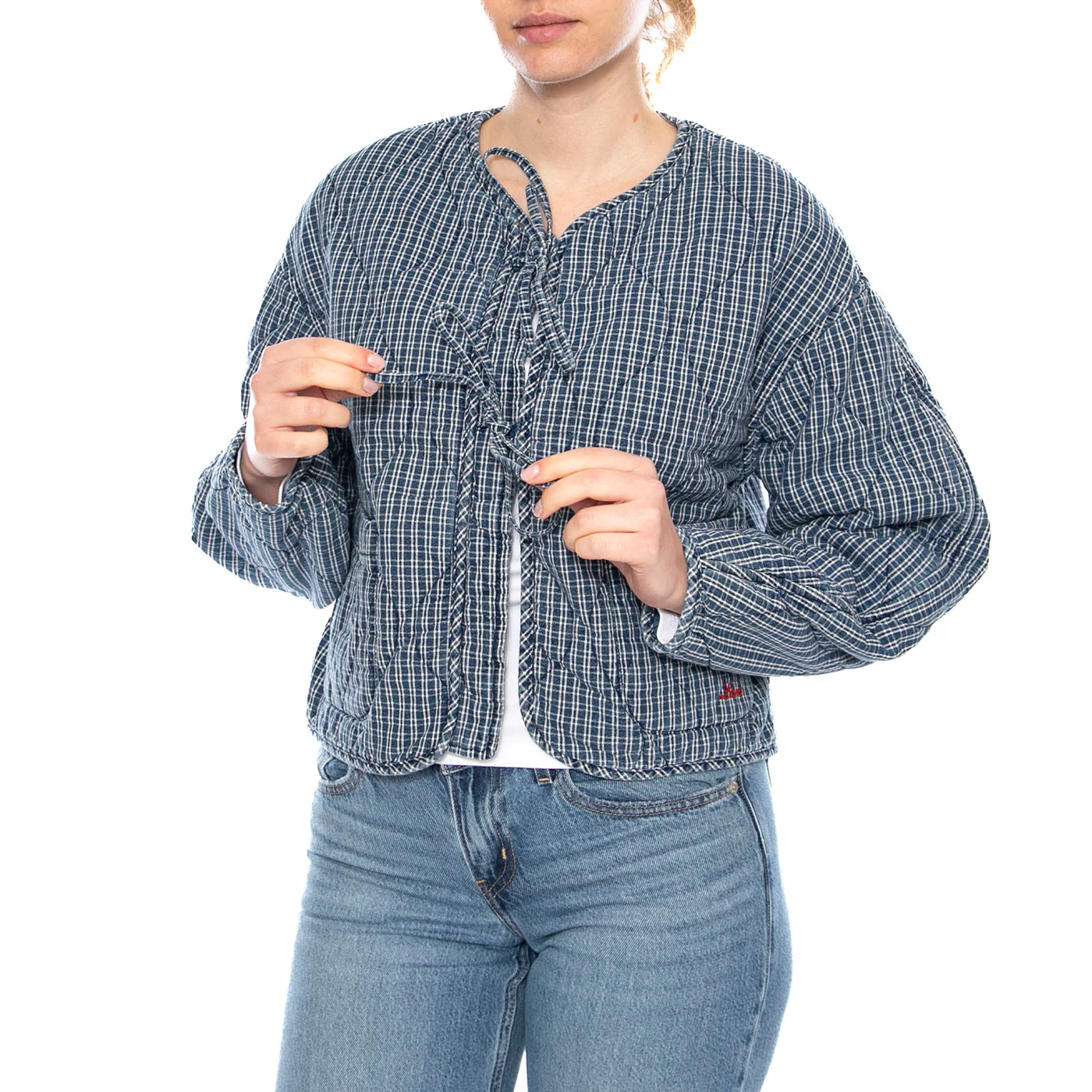 Rue Liner Jacket - Little Tiny Windows - Giacca Donna Medio Indigo Blu Donna LEVIS