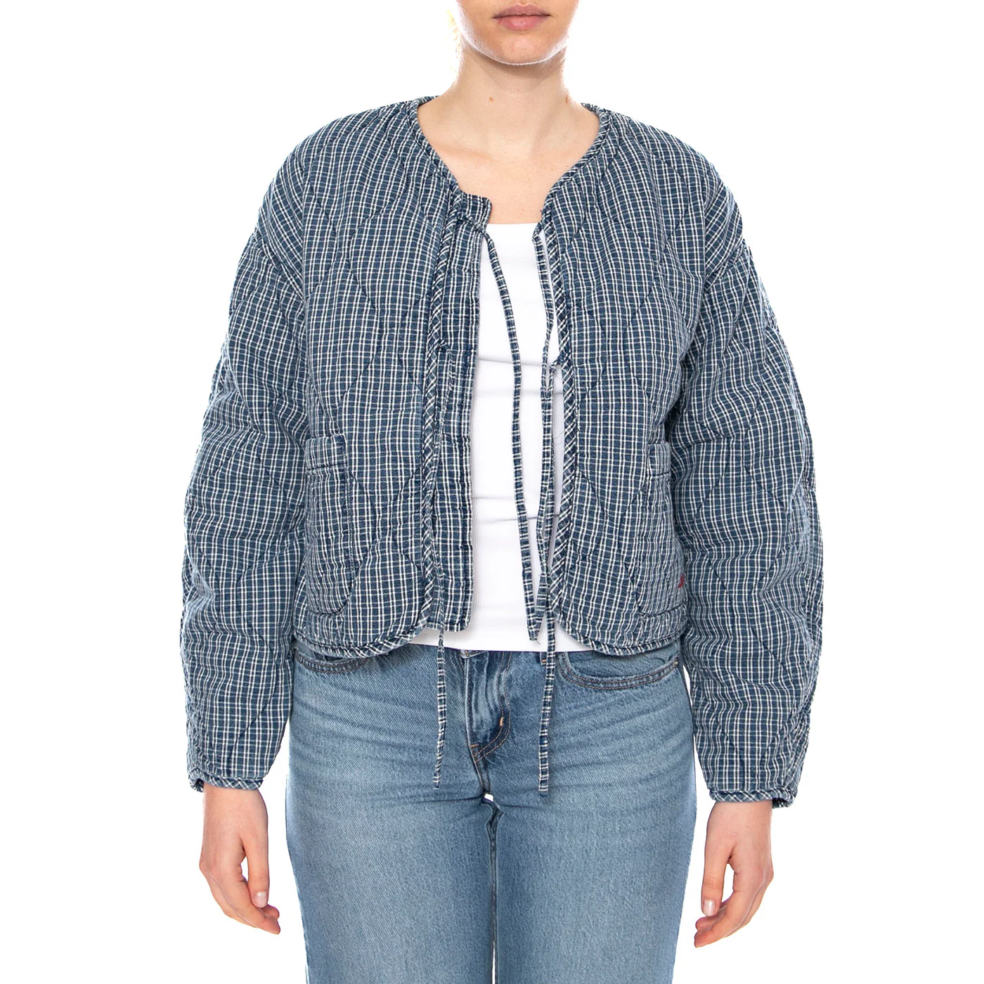 Rue Liner Jacket - Little Tiny Windows - Giacca Donna Medio Indigo Blu Donna LEVIS - Image 2