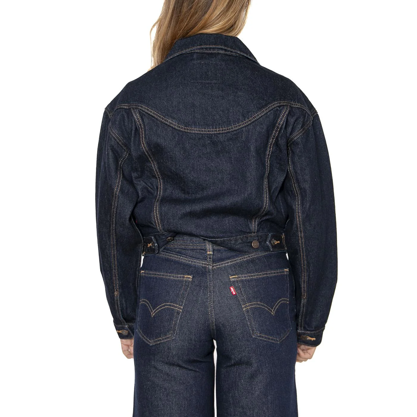 Shrunken 90S Trucker Western Dream Nice Dream - Giacca Donna Blu Donna LEVIS - Image 3