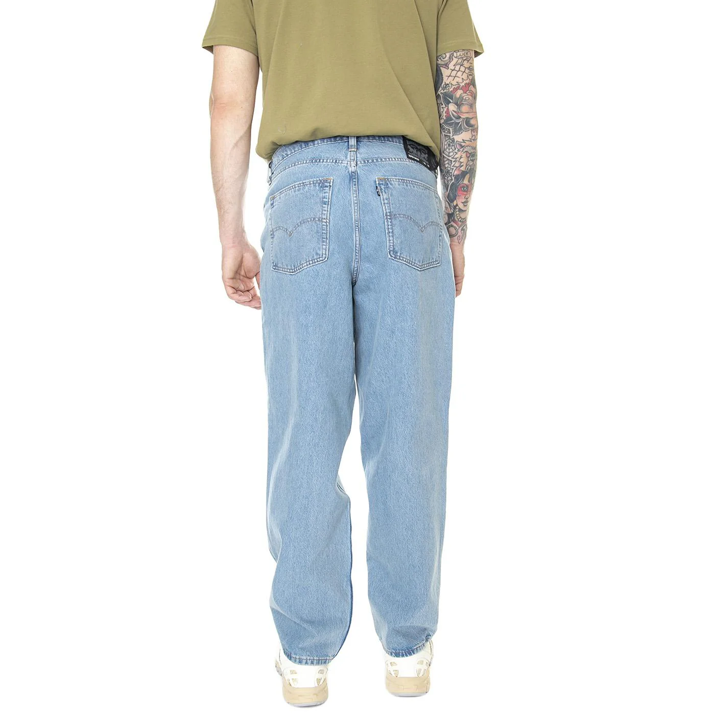 Skate Super Baggy Simple Rinse Med Indigo Flat Finish - Pantaloni Denim Jeans Uomo Blu Uomo LEVIS - Image 3