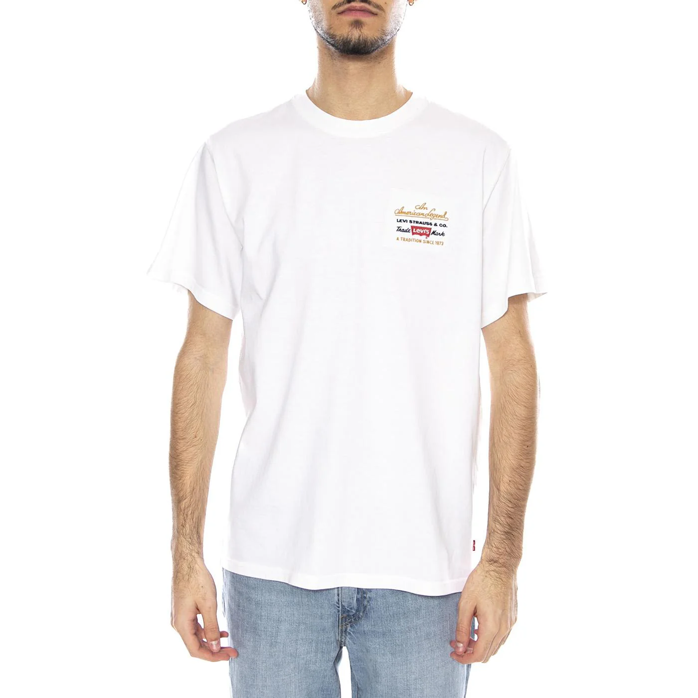 SS Relaxed Fit Tee Archive Sport EMB PRE -- Maglietta Uomo Bianca Uomo LEVIS - Image 2