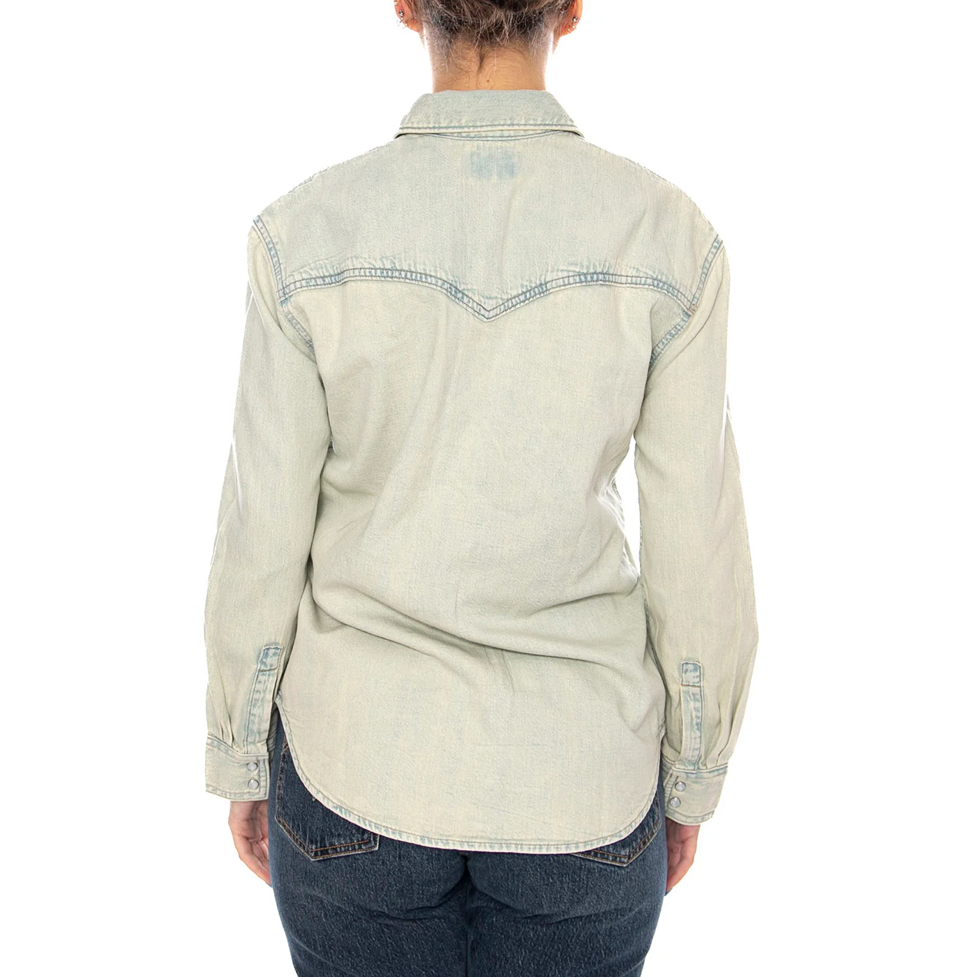TEODORA WESTERN SHIRT - Camicia Denim Jeans Donna Donna LEVIS - Image 3