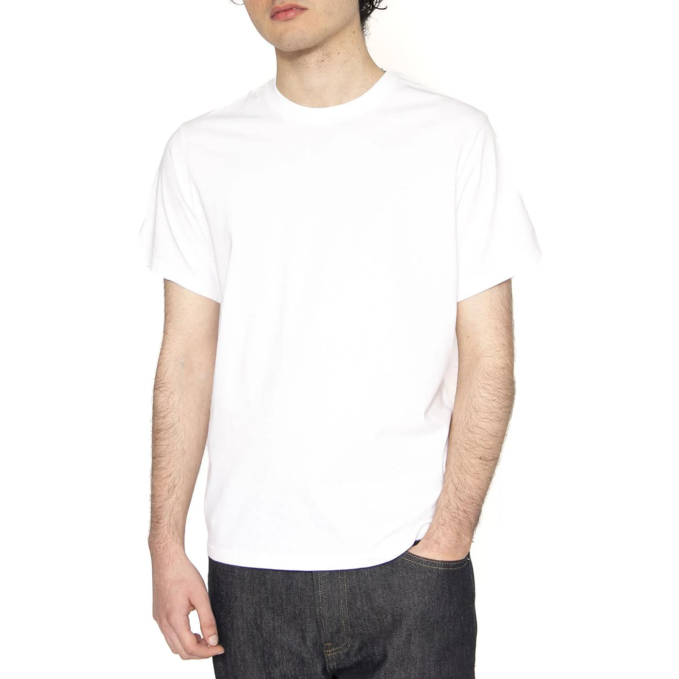 The Essential Tee Bright White Jersey - Maglietta Girocollo Uomo Bianca Uomo LEVIS
