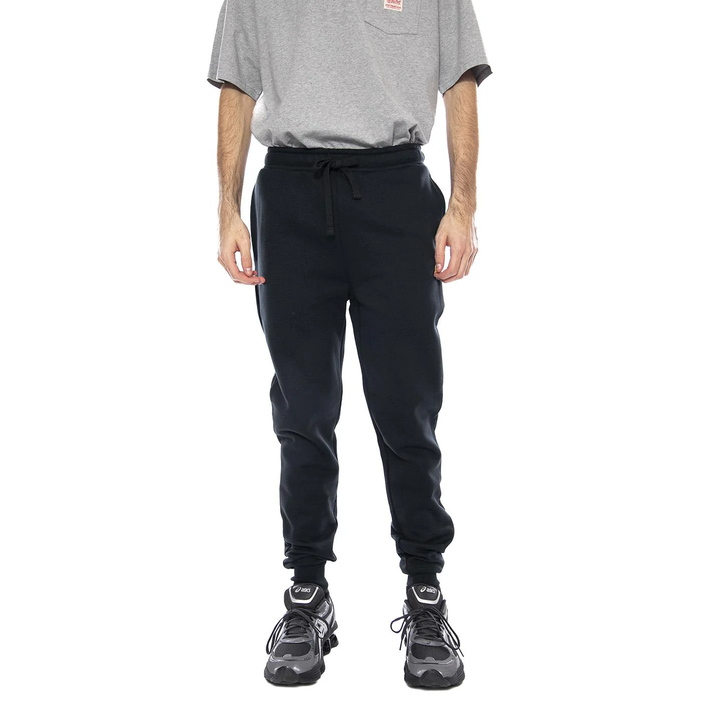 Brushed Back Sweat Pants Dark Navy - Pantaloni Sportivi Uomo Blu  Uomo LYLE & SCOTT - Image 2
