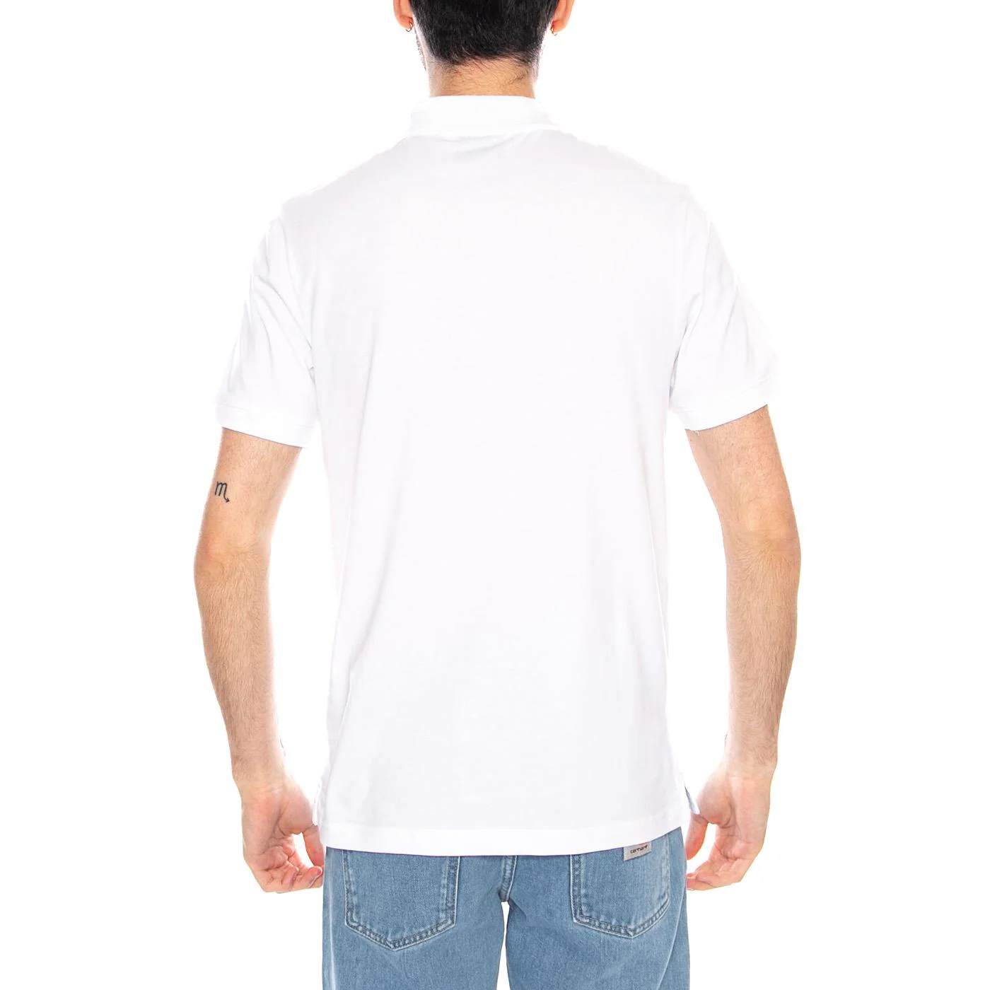 Jersey Polo Shirt White - Polo Uomo Bianca Uomo LYLE & SCOTT - Image 3