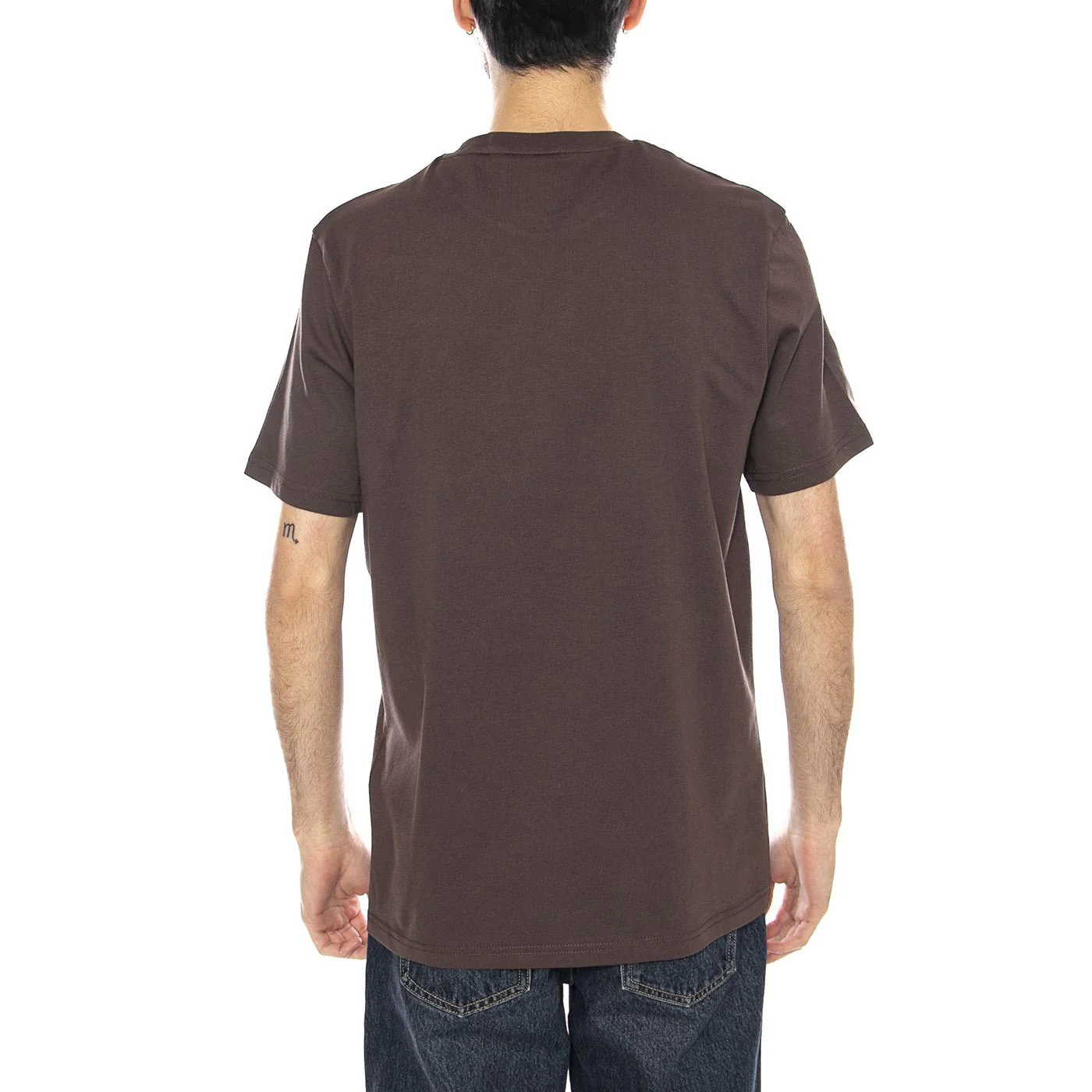 Plain T-Shirt Deep Sepia - Maglietta Girocollo Uomo Marrone Uomo LYLE & SCOTT - Image 3