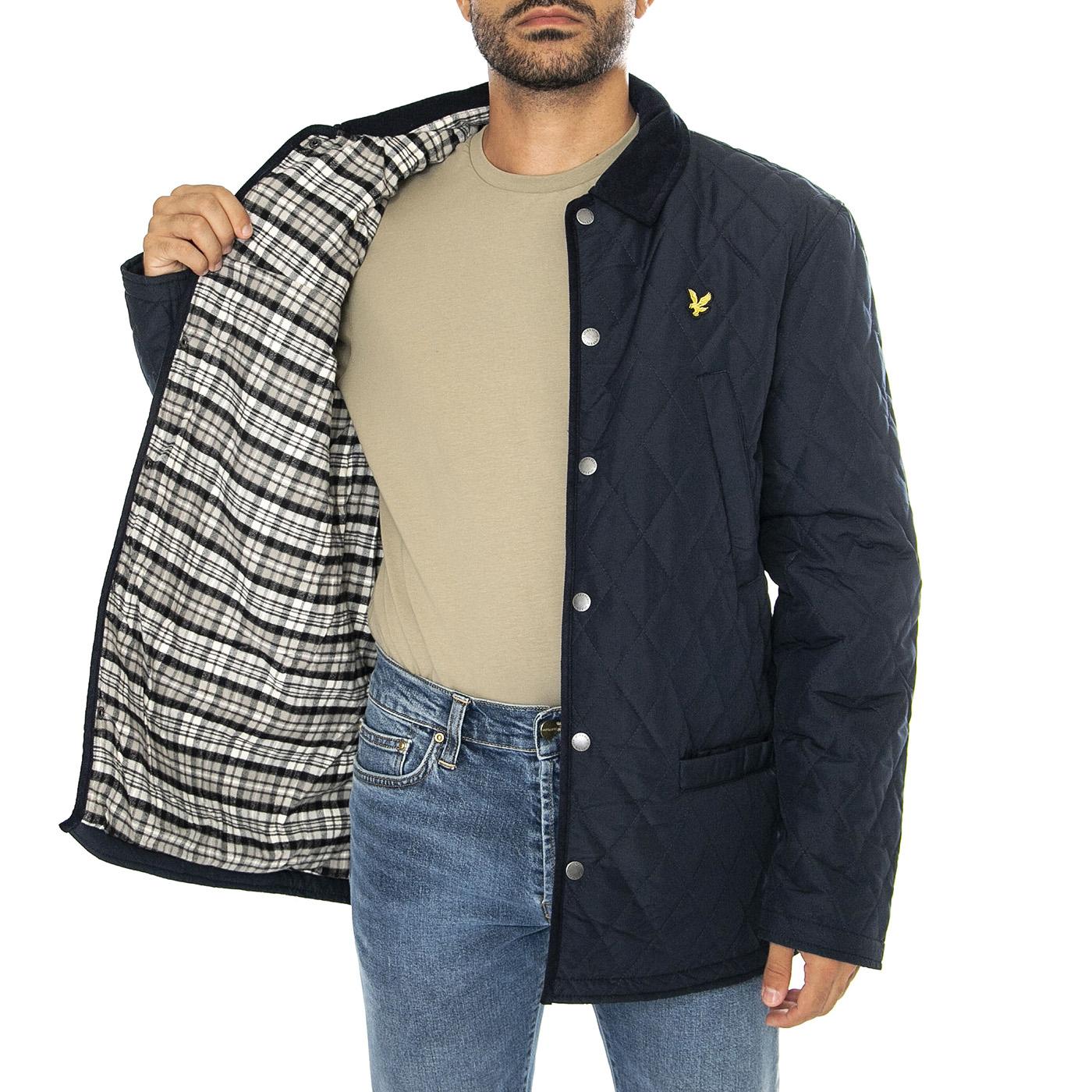 Quilted Jacket Dark Navy - Giacca Uomo Blu Uomo LYLE & SCOTT - Image 4