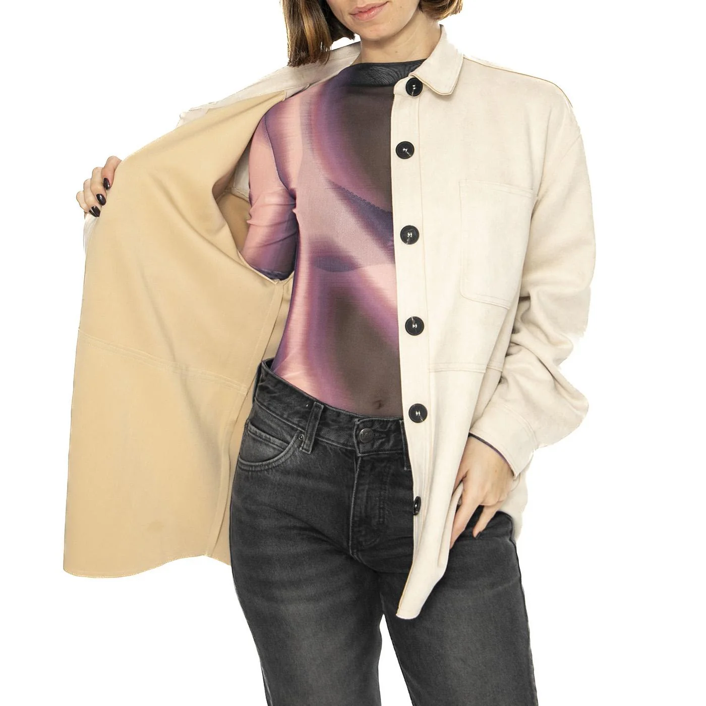 Blazer Piedra - Giacca Donna Beige  Donna MD'M - Image 4