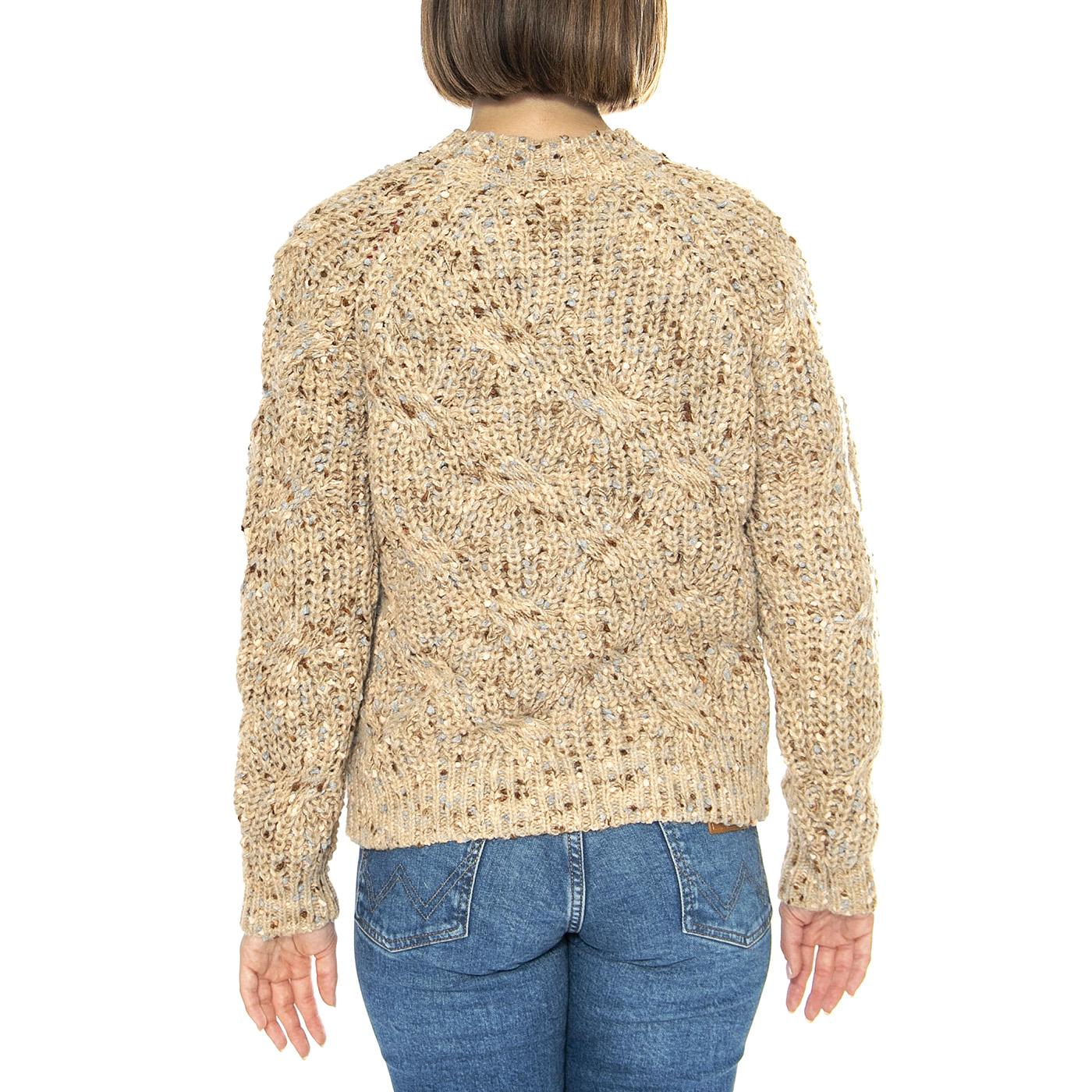 Jersey Arena - Maglione Donna Beige Donna MD'M - Image 3