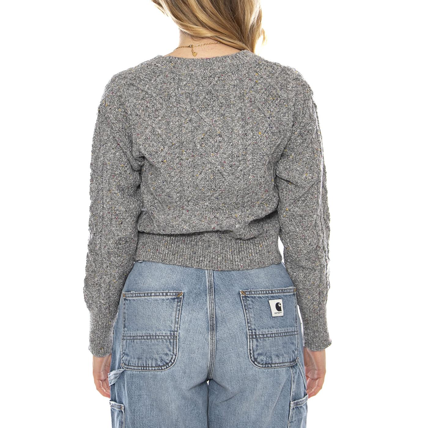 MD M Knitted Cardigans 142 Medium - Cardigan Donna Grigio Donna MD'M - Image 3