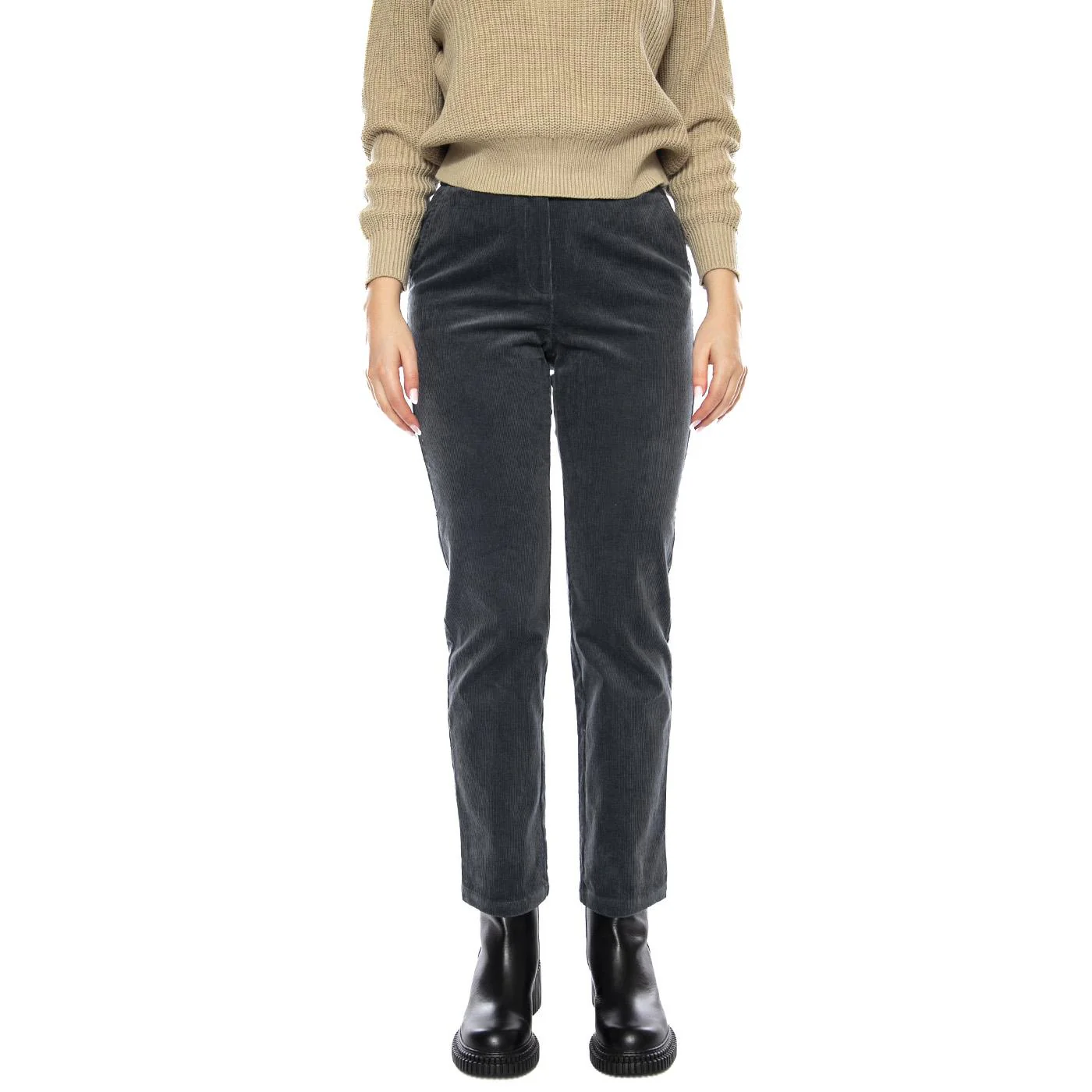 MD M Trousers 131 Indigo - Pantaloni Donna Blu  Donna MD'M - Image 2
