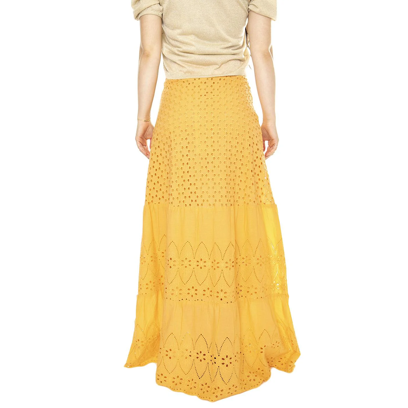 Skirt Orange - Gonna Arancione  Donna MD'M - Image 3