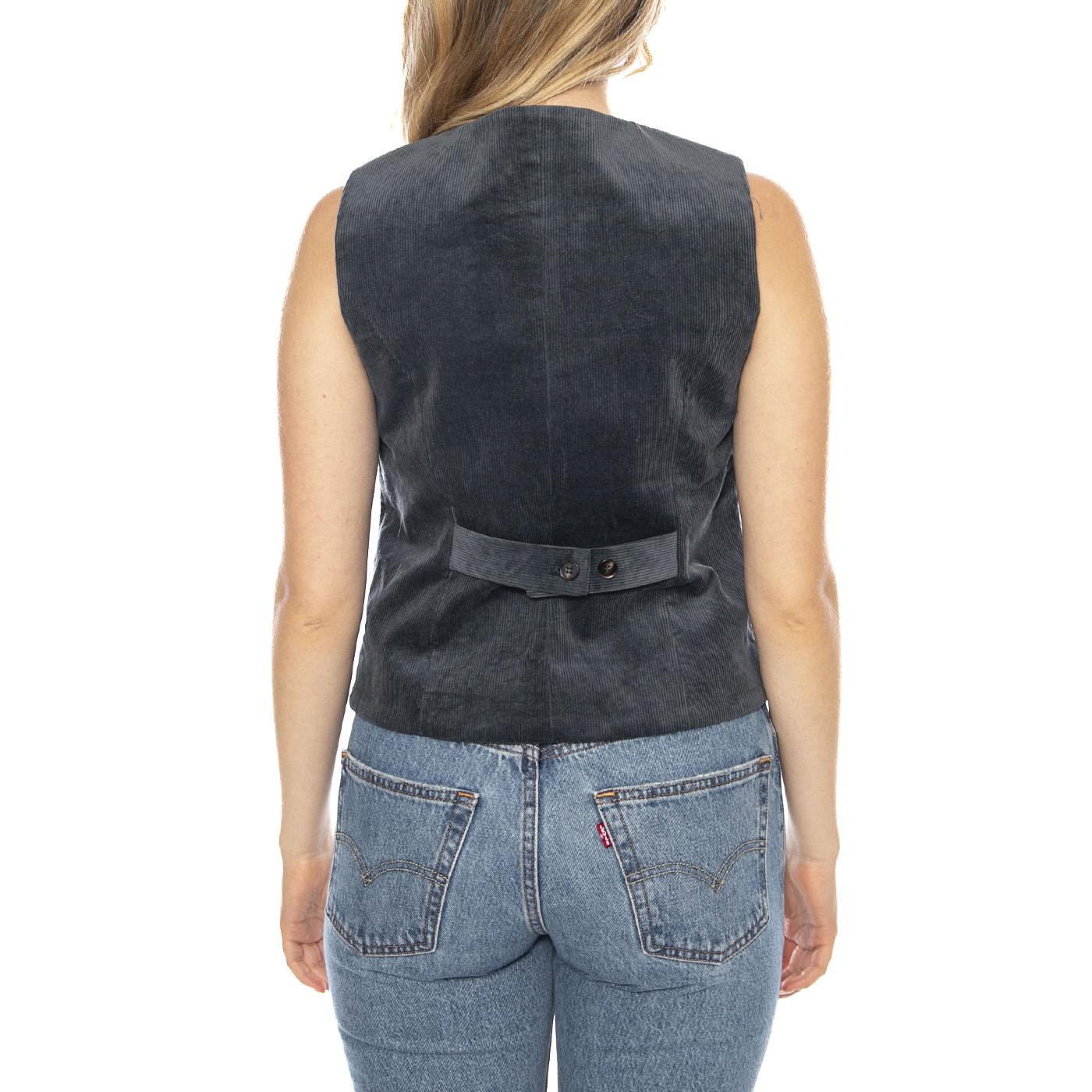 Vests 131 Indigo - Top Smanicato Donna Blu Donna MD'M - Image 3