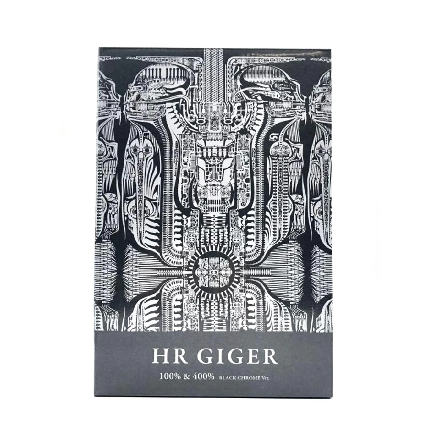 Be@rbrick H.R. Giger Black Chrome Version 100% & 400% - Toy Multicolore ACCESSORI MEDICOM TOY - Image 3