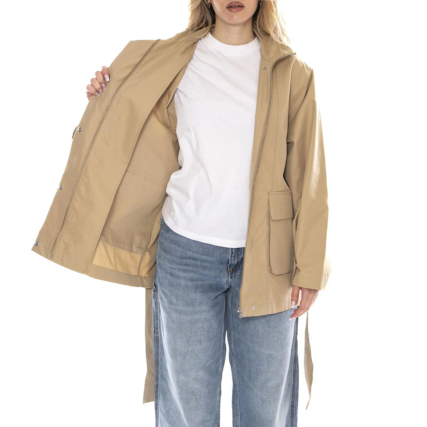 Athena Jacket Incent -- Giacca Donna Beige Donna MINIMUM - Image 4