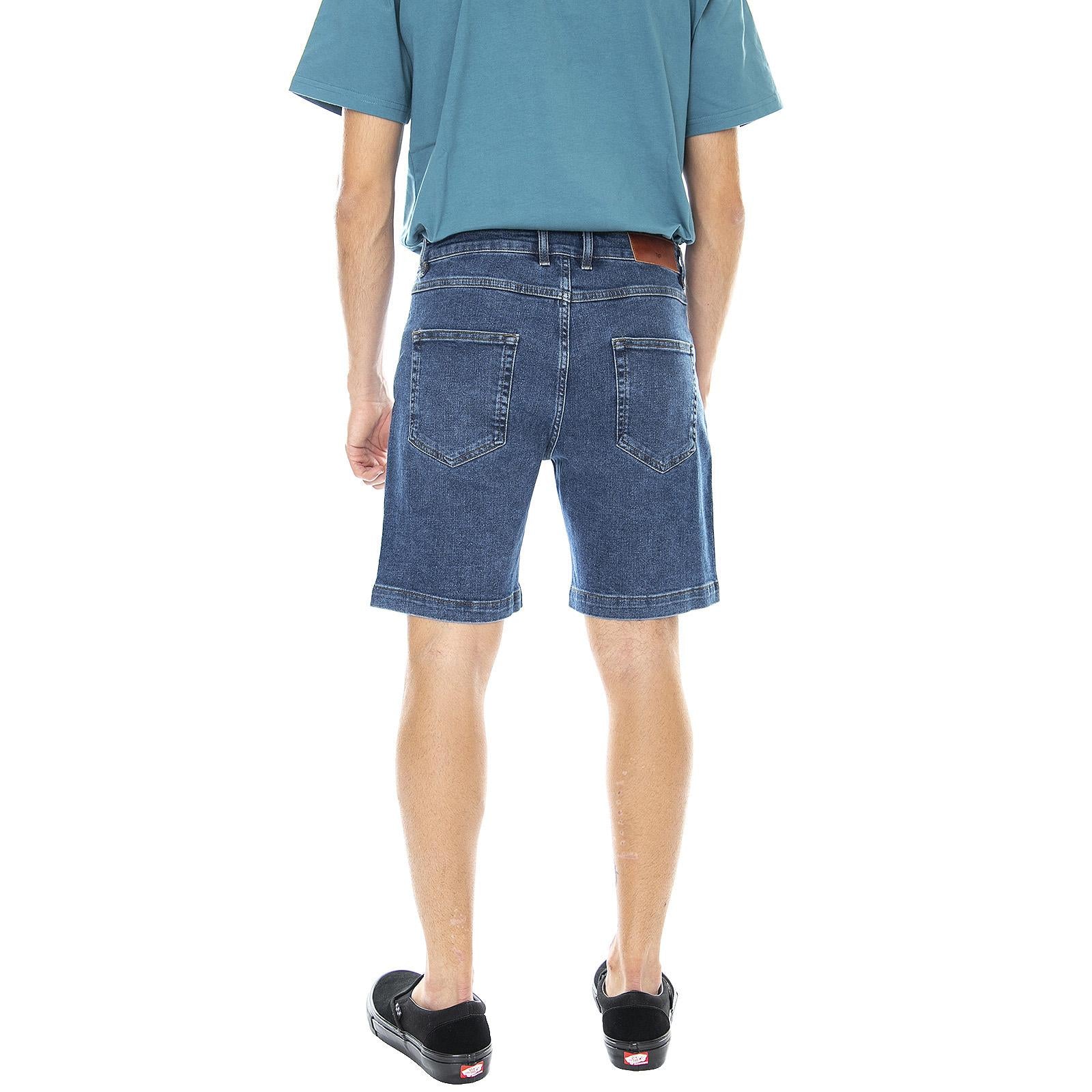 Mens Samden Shorts - Blue - Bermuda Denim Jeans Uomo Blu  Uomo MINIMUM - Image 3