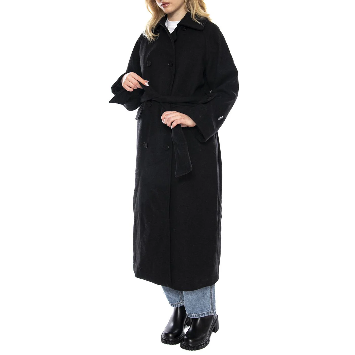 Lissu Black -- Cappotto Donna Nero Donna MINIMUM